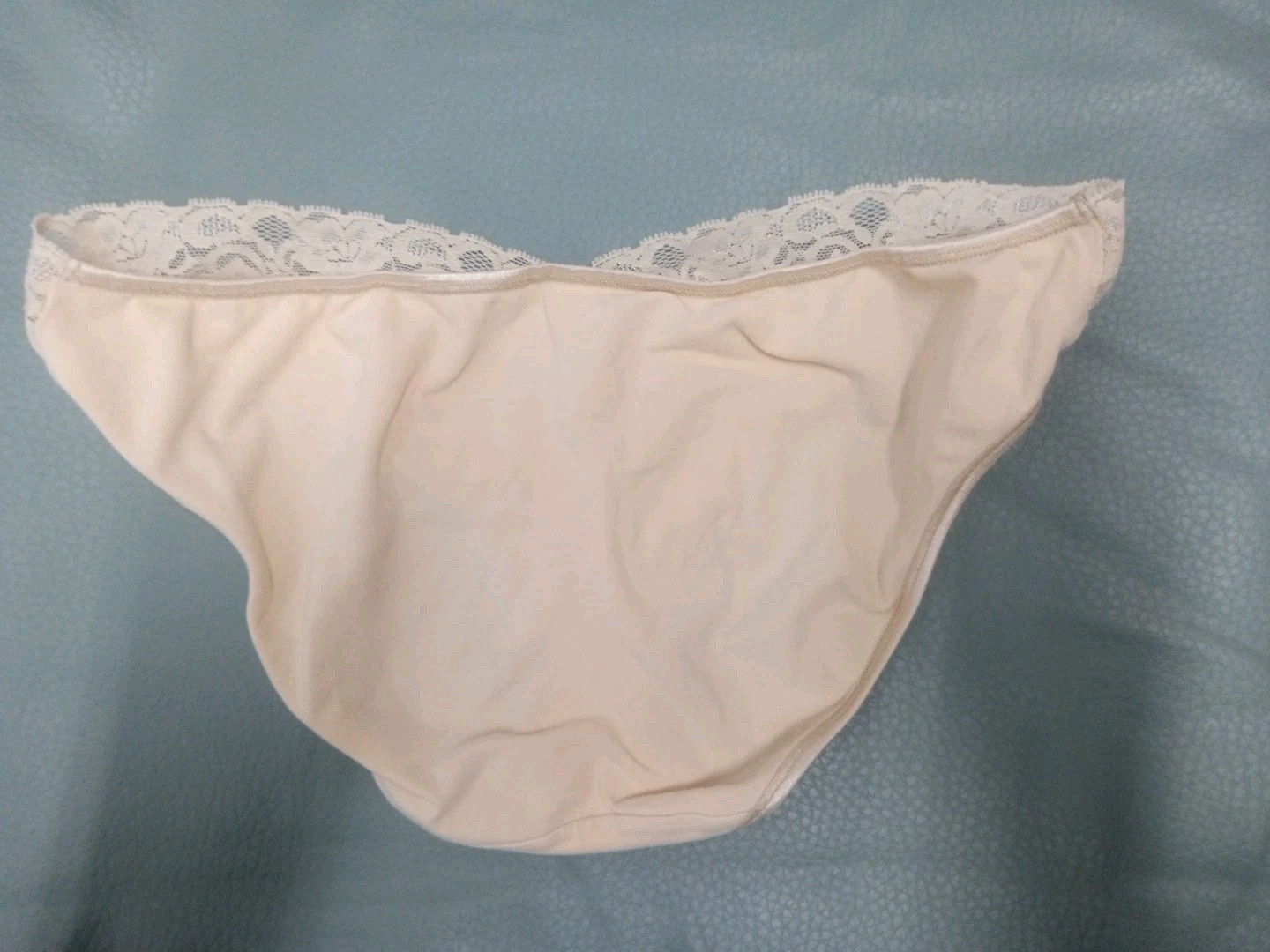 Steve Medium 28″ to 32″ Lo Rise Second Skin Stretch Lace Trim Bikini Panties