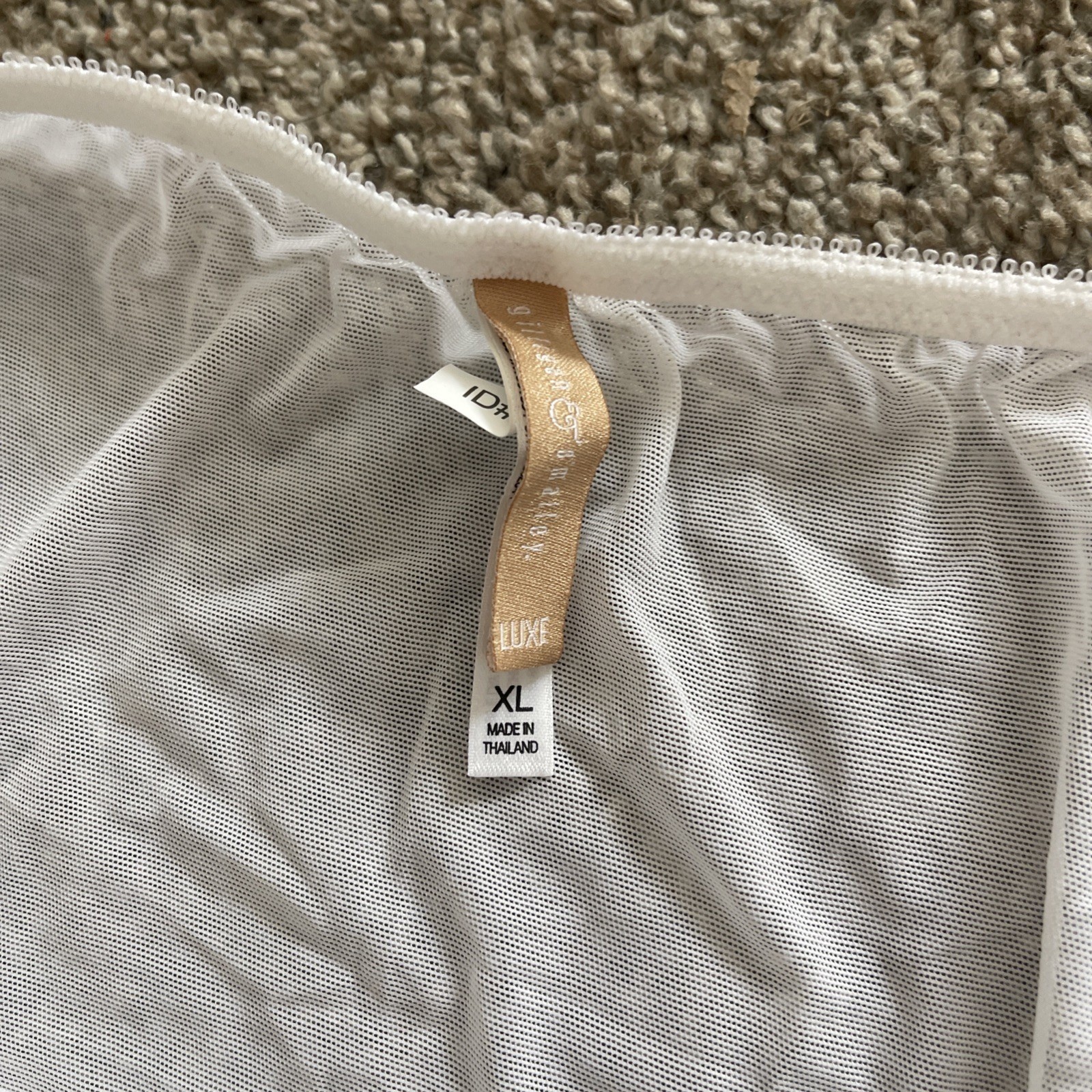 Vtg Gilligan O’Malley Panties White Mesh Lace Sheer 8 XL Sexy Wedding Hicut