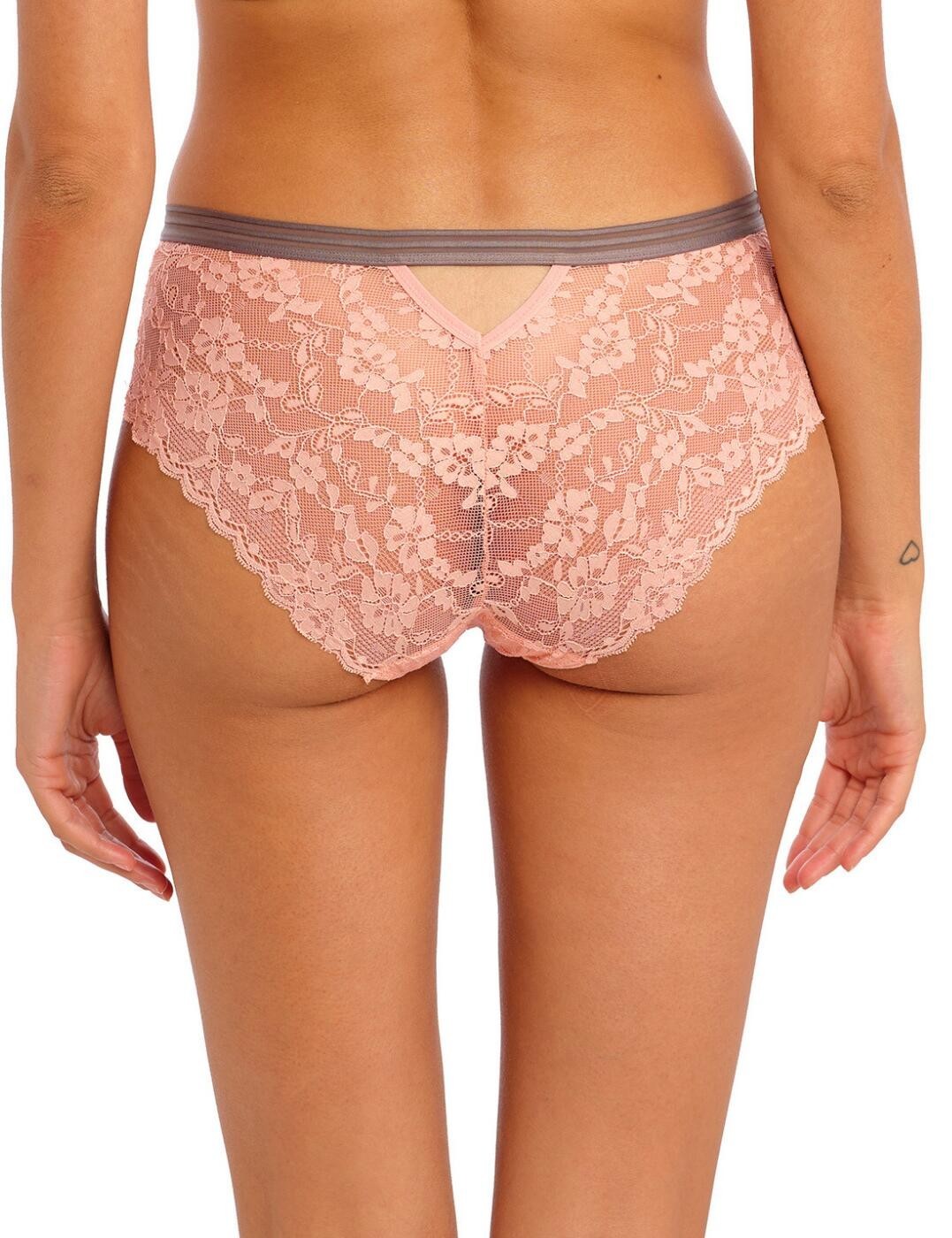 Freya Offbeat Brief Knickers 5455 Semi Sheer Lace Briefs Womens Lingerie
