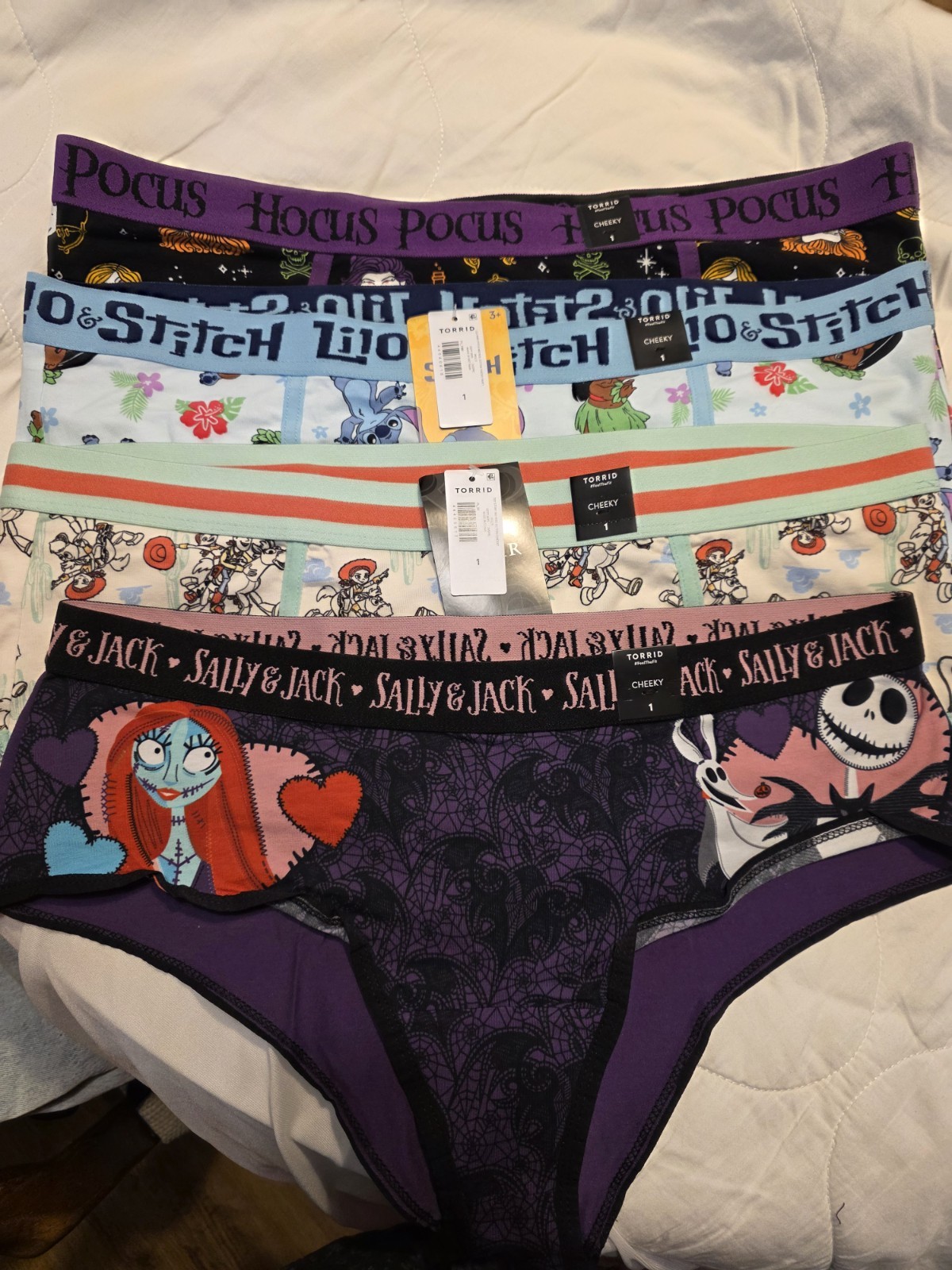 Torrid Cheeky Panties Size 1 Multicolor Disney Graphic Print