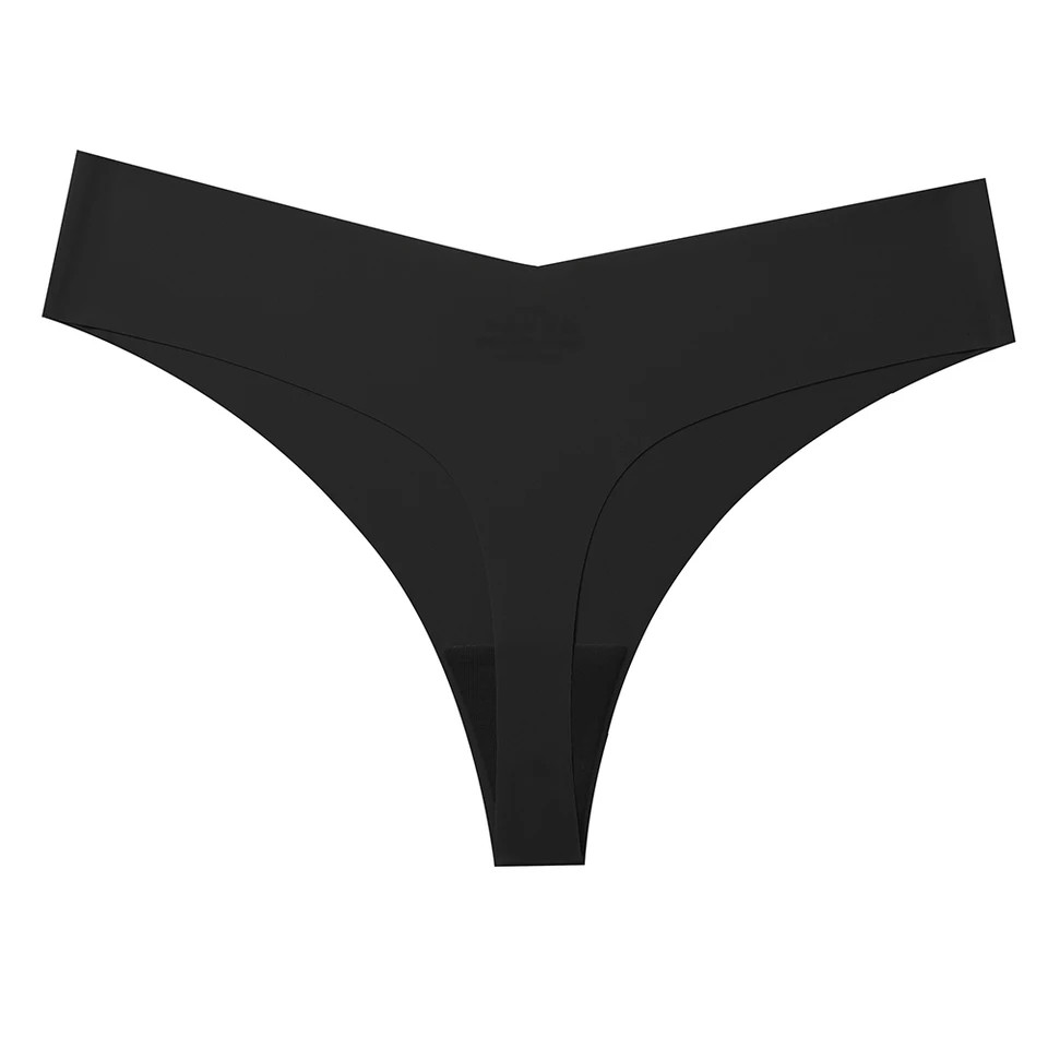 Seamless Thongs Silk Women Elastic Soft G String Sexy Underwear 7 Pieces Set