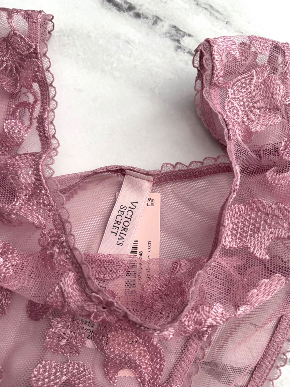 Victoria’ Secret Panty Dream Angels Brazilian Mesh Embroidery S M L XL 2XL