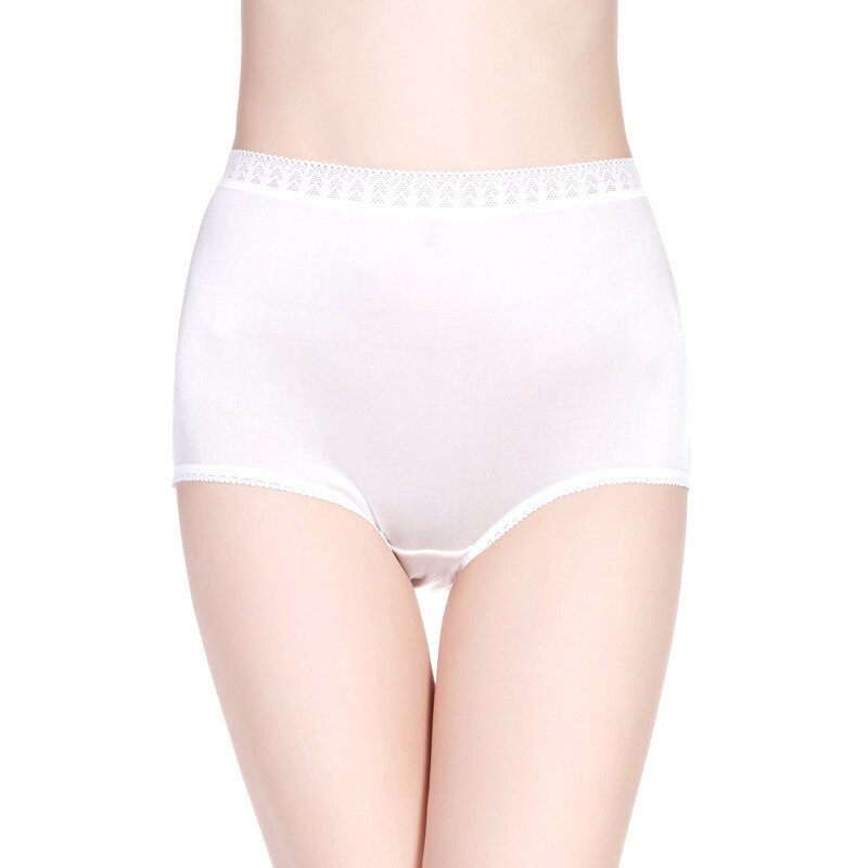 3 Pairs Mulberry Silk Underwear Women’s Briefs Plus Size Real Silk Lady Panties