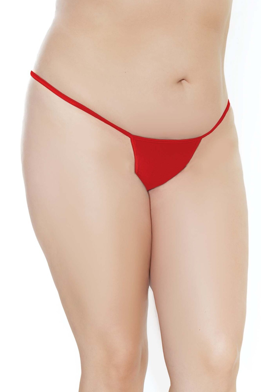 Plus Size Thong Low Rise G-String Womens Panty Black Pink Red White