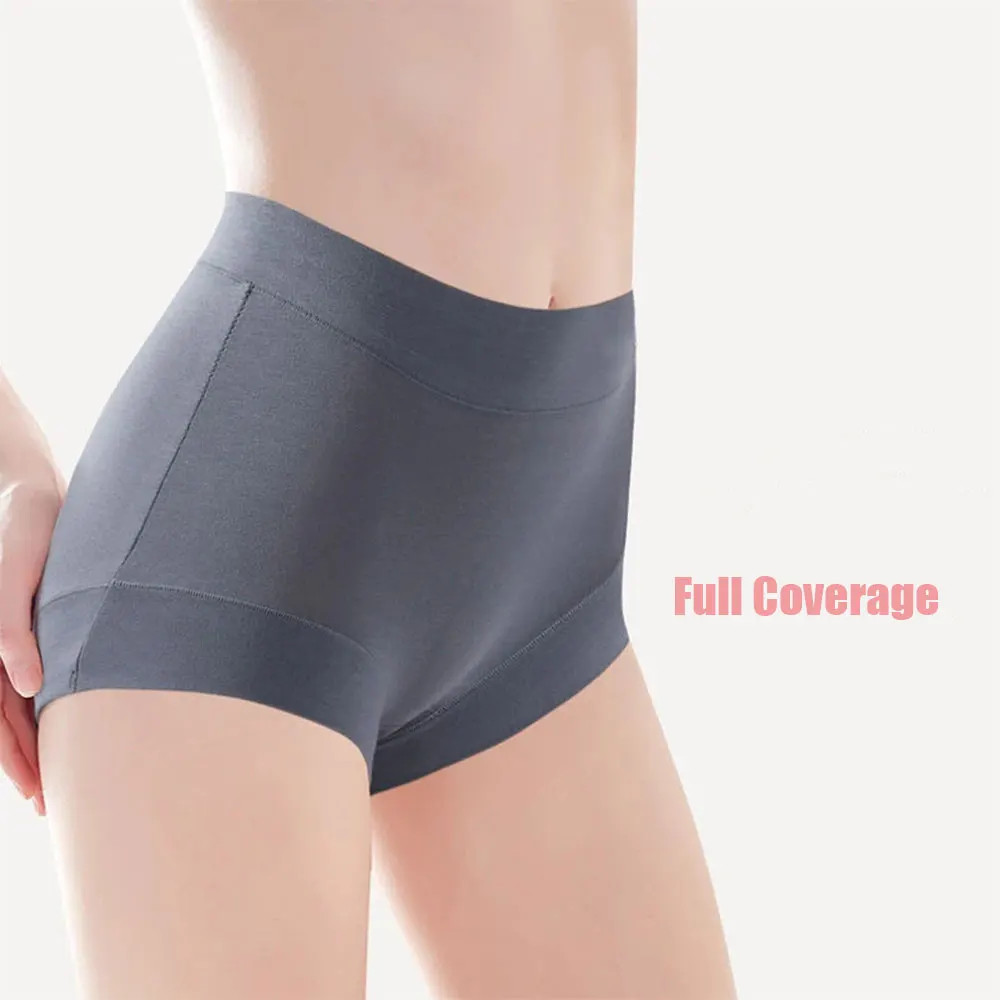 Cotton Panties High Waist Plus Size M 4XL Soft Breathable Women’s 3 Pcs