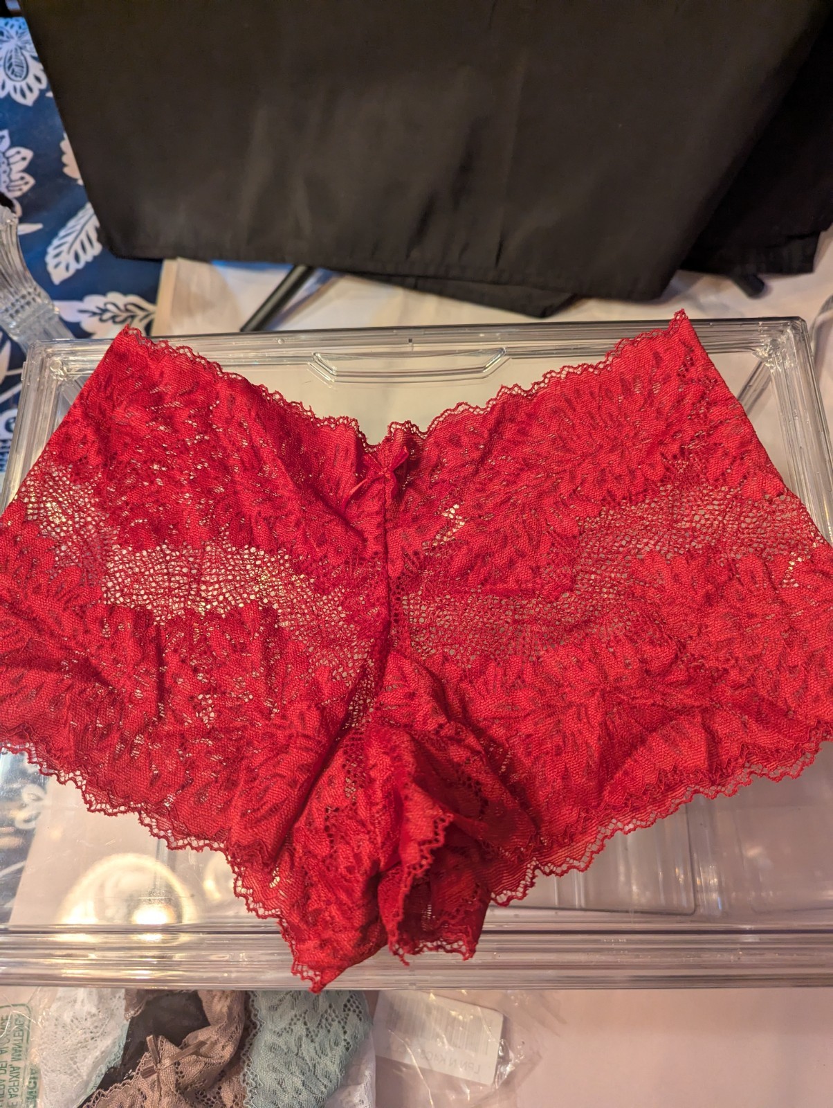 Women’s Small 5 Pack Boy short Lace Multi Color Panties Set New