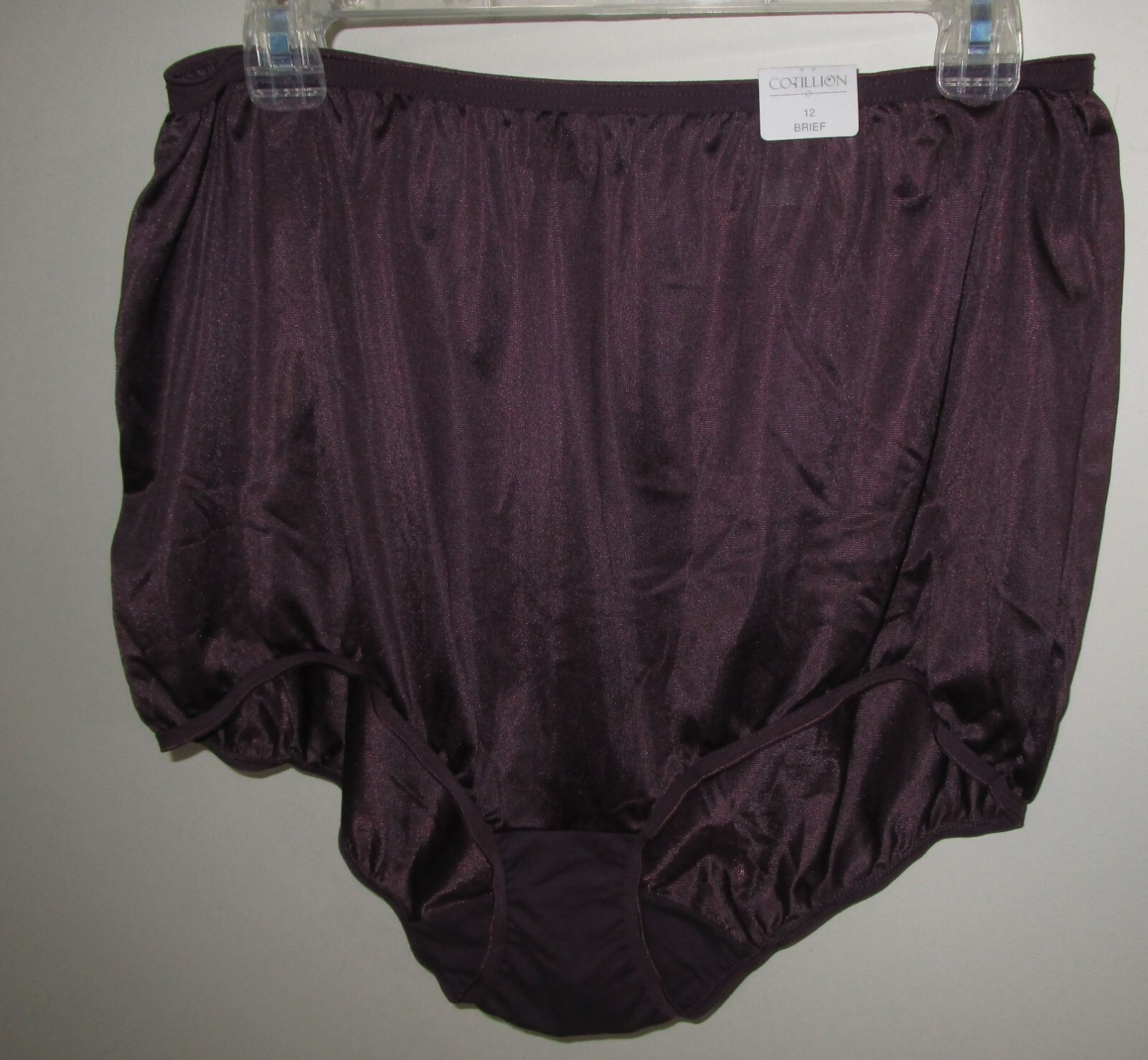 COTILLION~12~75416N~Plum Perfect High Waist Tailored Knit Brief Panty