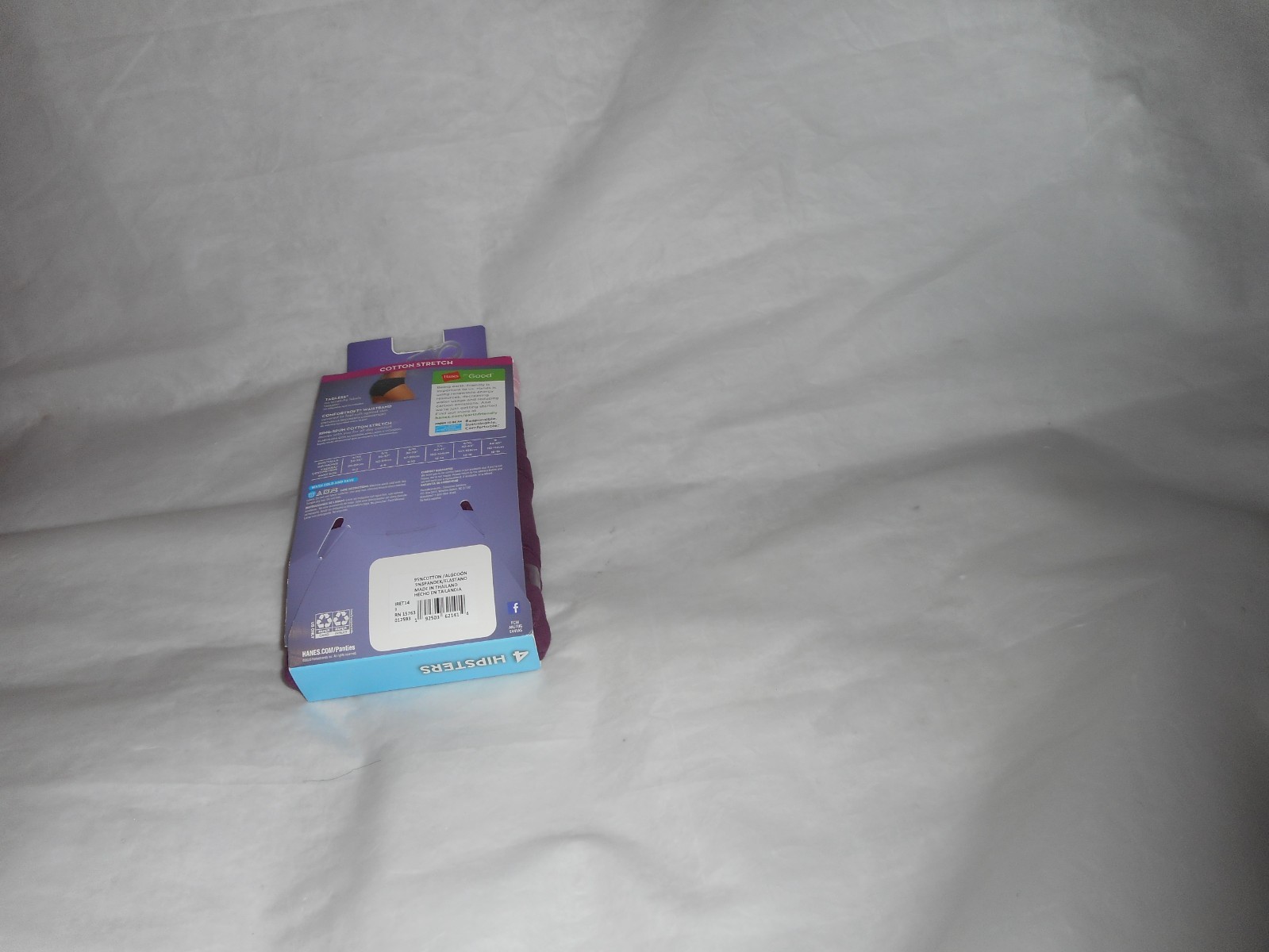 Hanes 4 Pack Comfortsoft Burgandy Hipster Women’s Cotton Stretch Panty Size 9