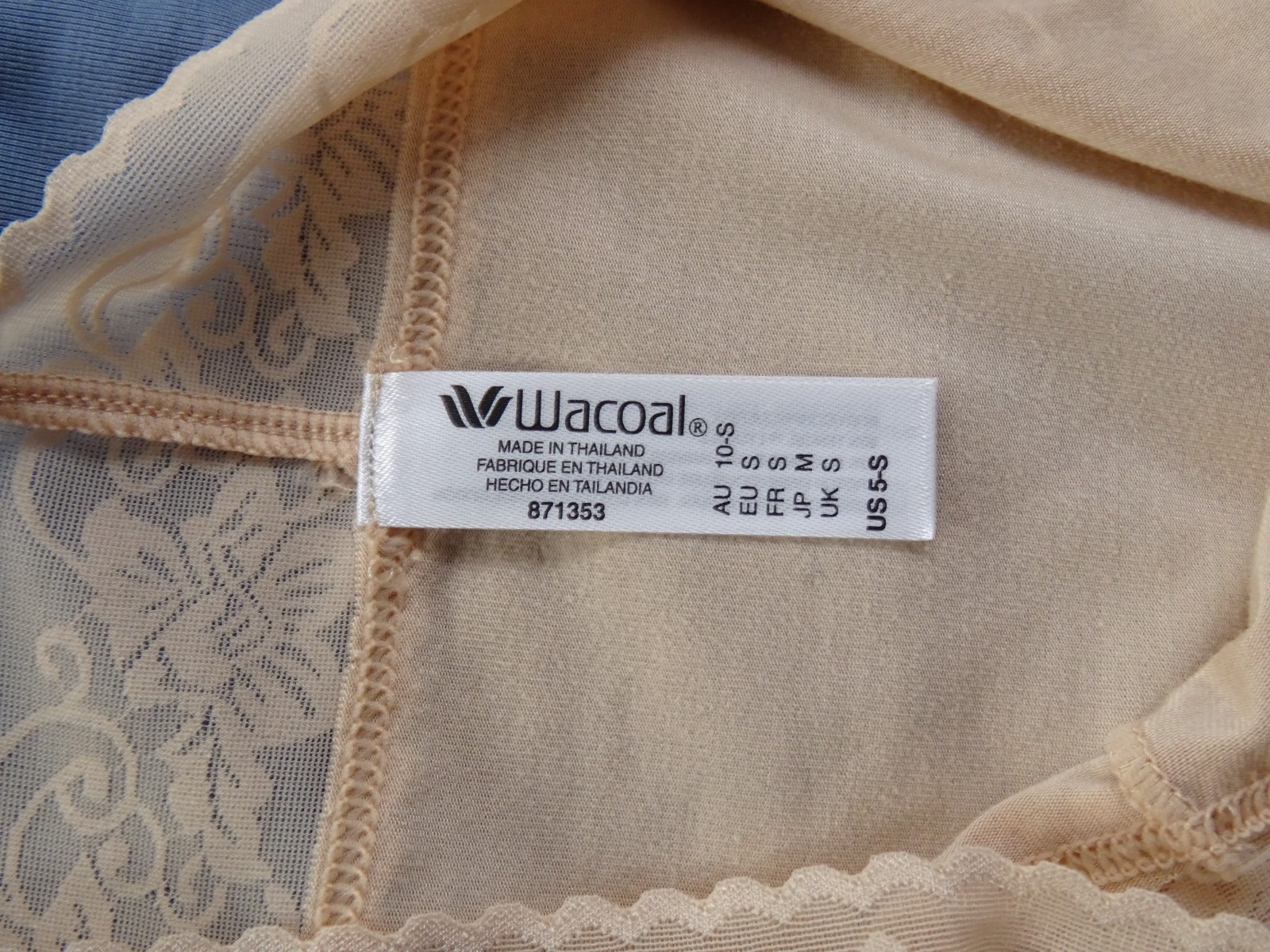 Wacoal 871353# Cotton Comfort Touch Hi-Cut 3-Pack Panties US Size S