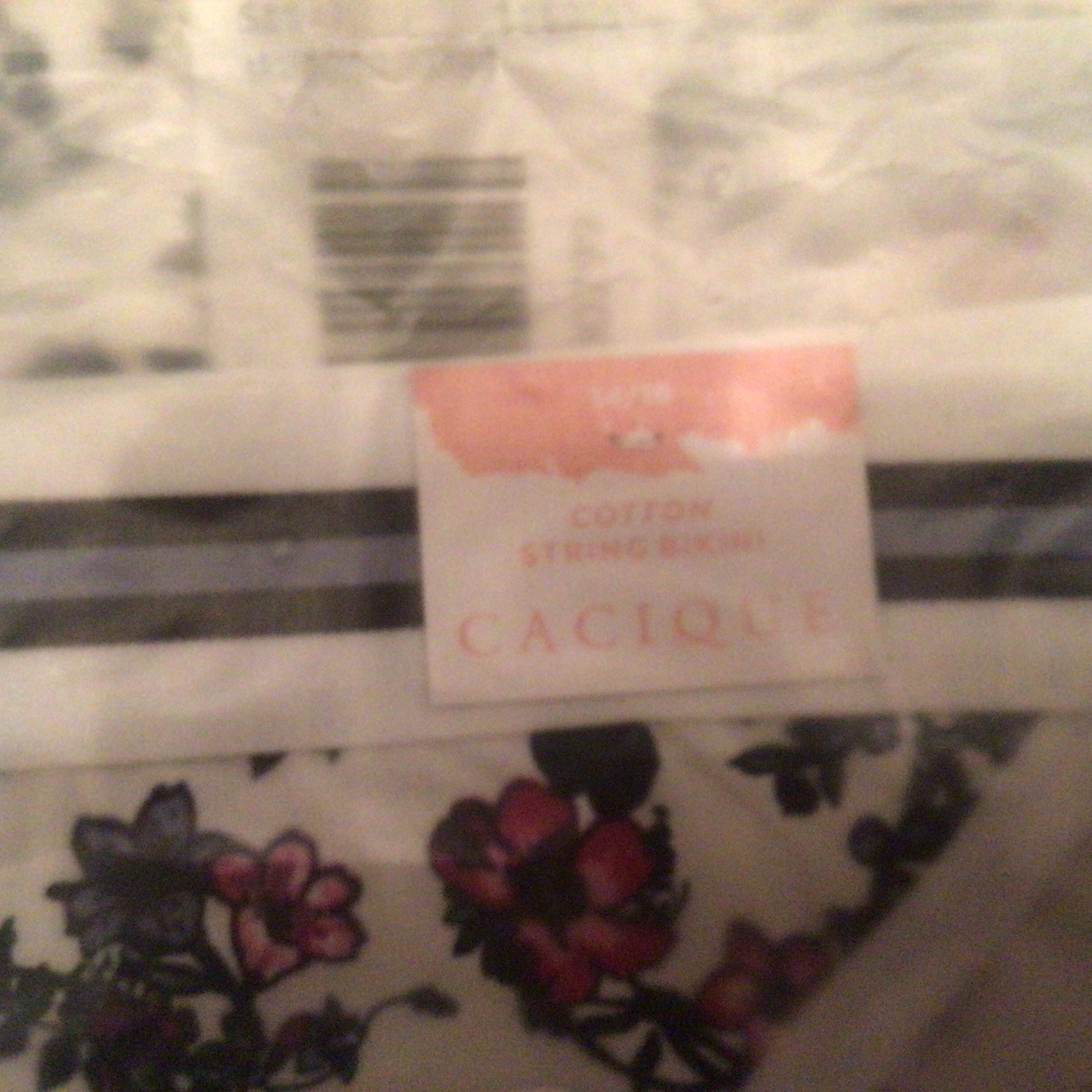 Lane Bryant Cacique Cotton String Bikini /14/16. New In Package 3prs.