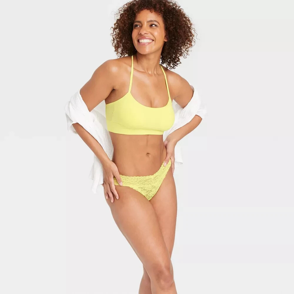 Auden Women’s Thong Variety 2 Pack Panties Size Medium (8-10)