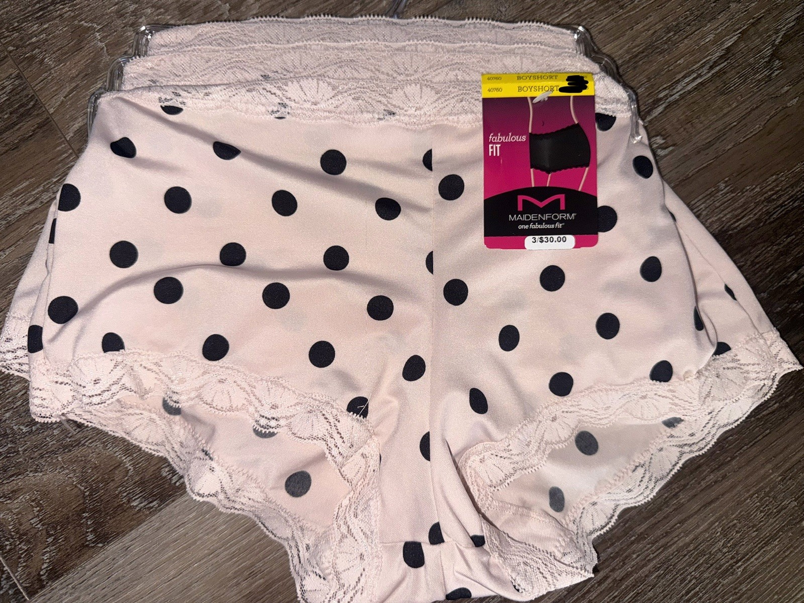Maidenform 3-Pair Women’s Boyshort Underwear Polyester Blend Stretch (BC) ~ 2XL