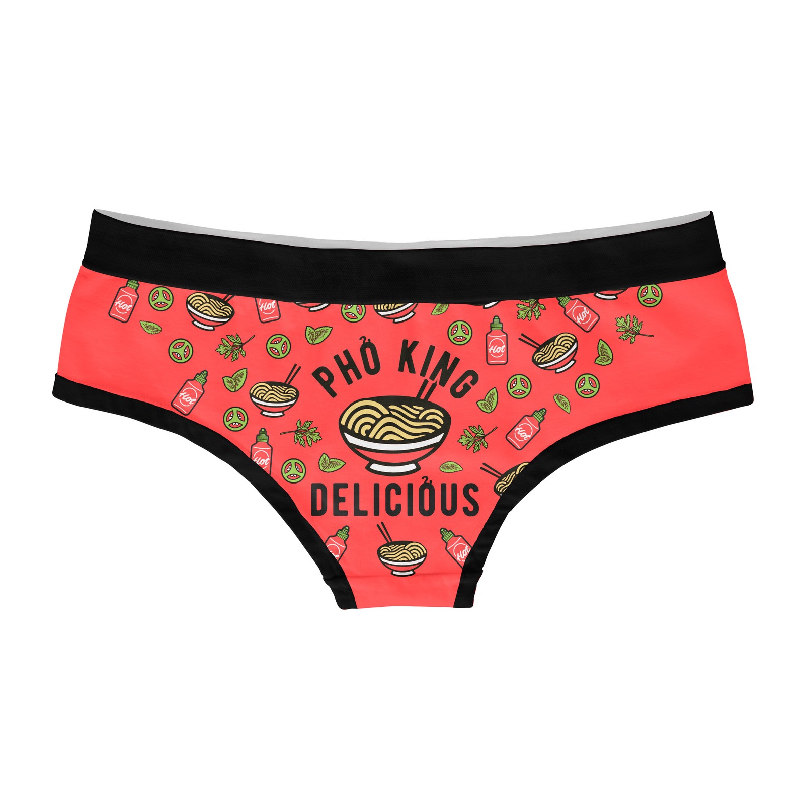 Womens Pho King Delicious Panties Funny Saying Cute Bikini Brief Graphic