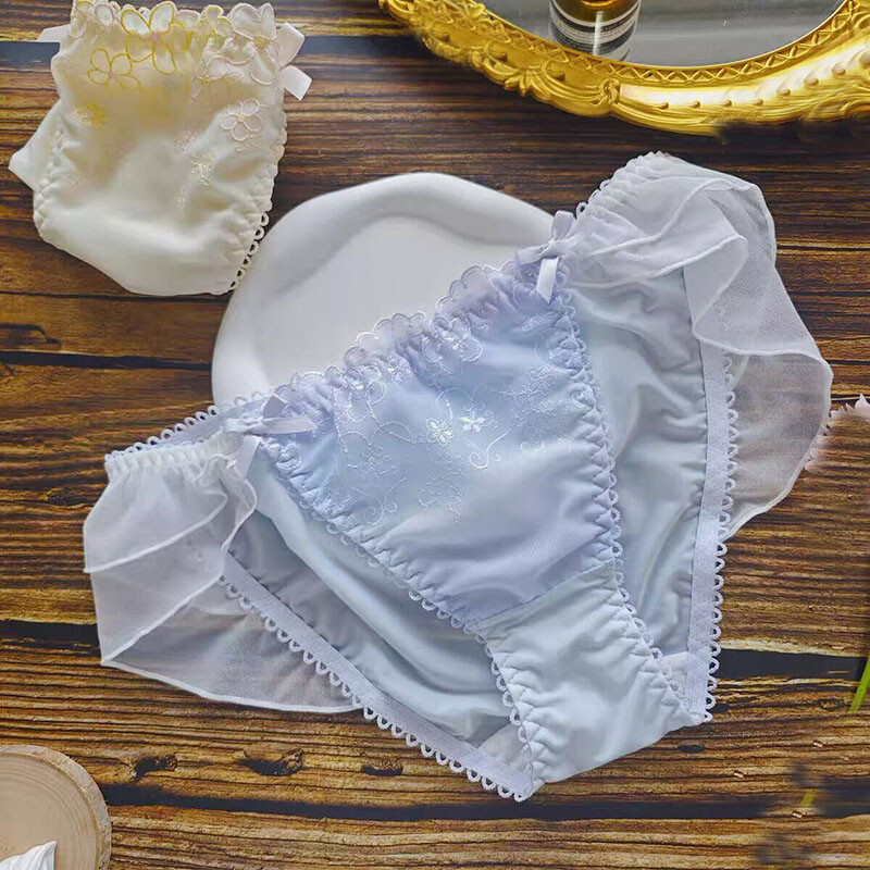 Sweet Lolita Girls Panties Brief Underpant Bow Students School Knickers Princess