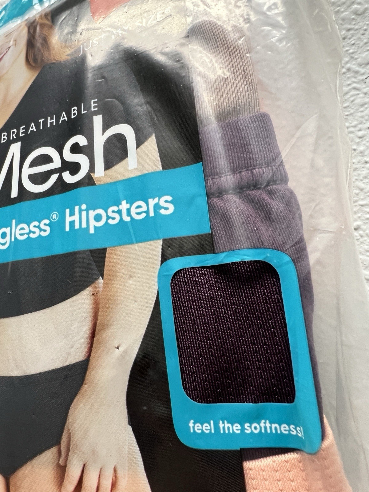 5-Pack HANES Just My Size Women’s 13/5X Hipsters Mesh Tagless Underwear JMS