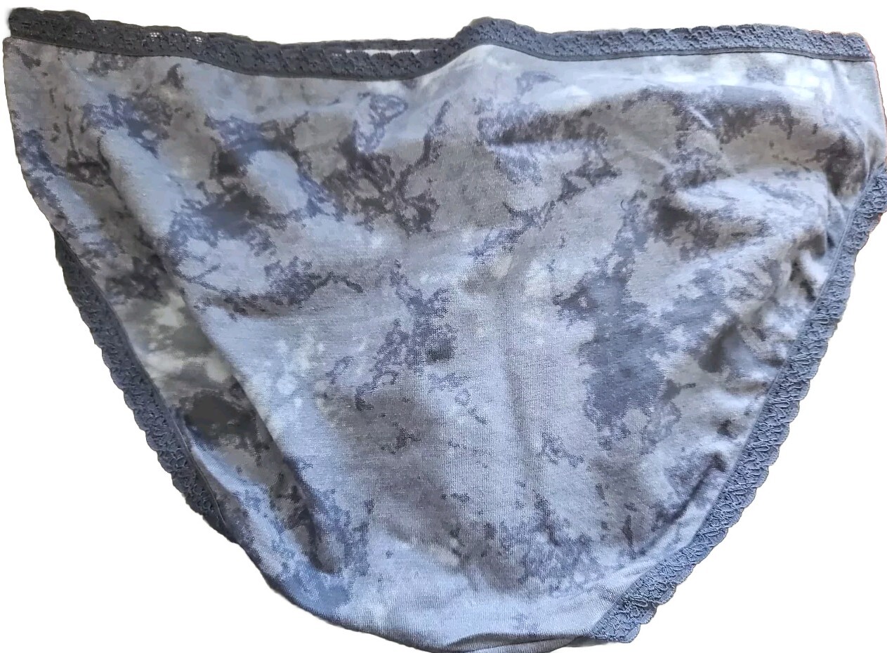 Jenni Women’s 95% Cotton Bikini Panties, Blue XL 2pk