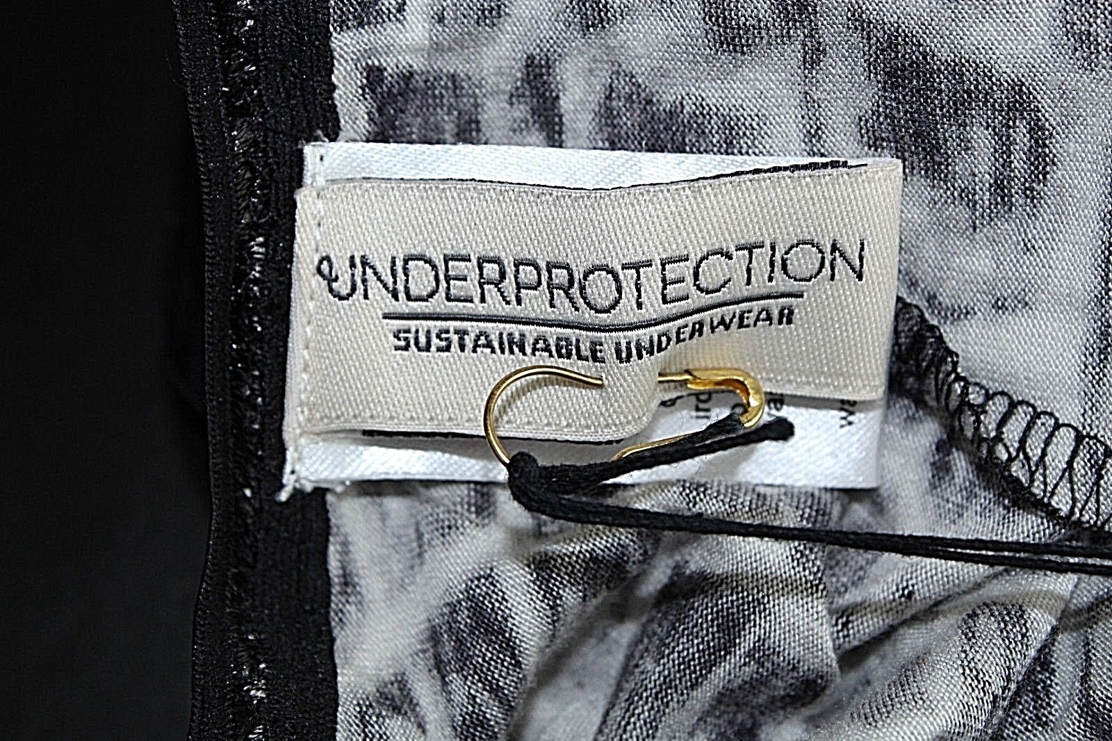 Underprotection Panty NEW $55 XS Black Multi Selma Hipster Viscose Blend Panty
