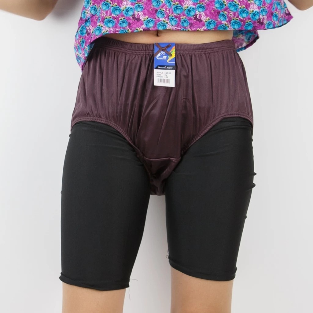 Unisex Nylon Panties Men Women Underwear Plus Size Comfort High Waist Knicker
