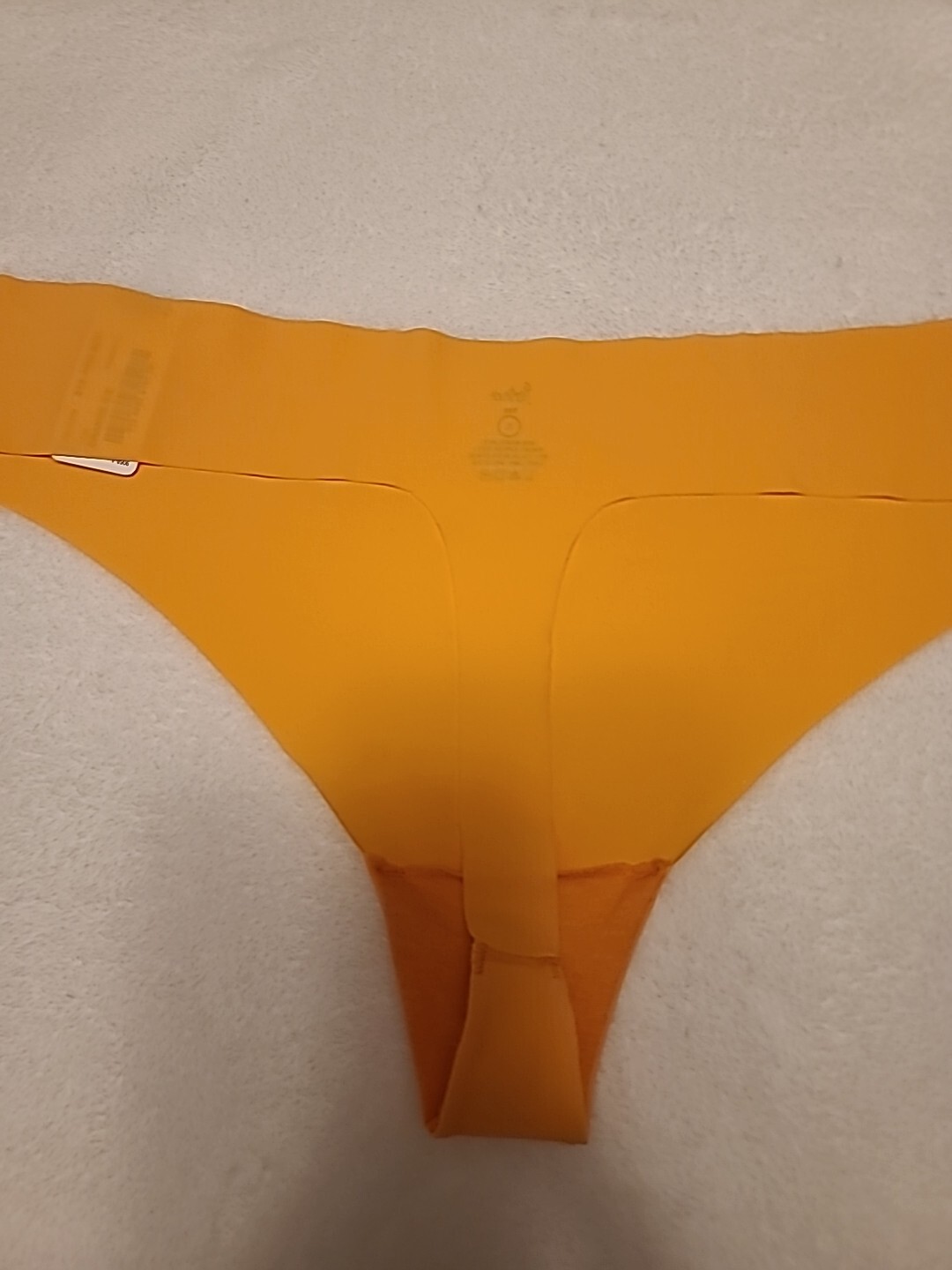 NWT FLIRTITUDE (By JC Penney) Orange Ice Thong Panties; Sz XL