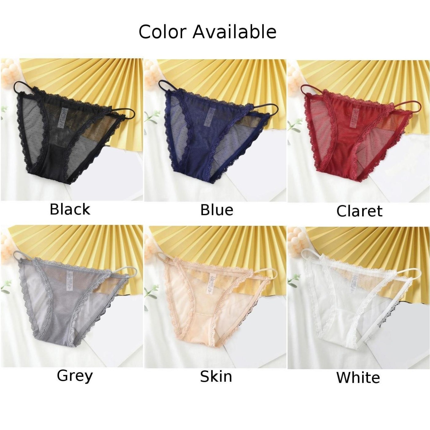 Womens Lightweight Underwear with Beautiful Lace Trim for All Day Wear