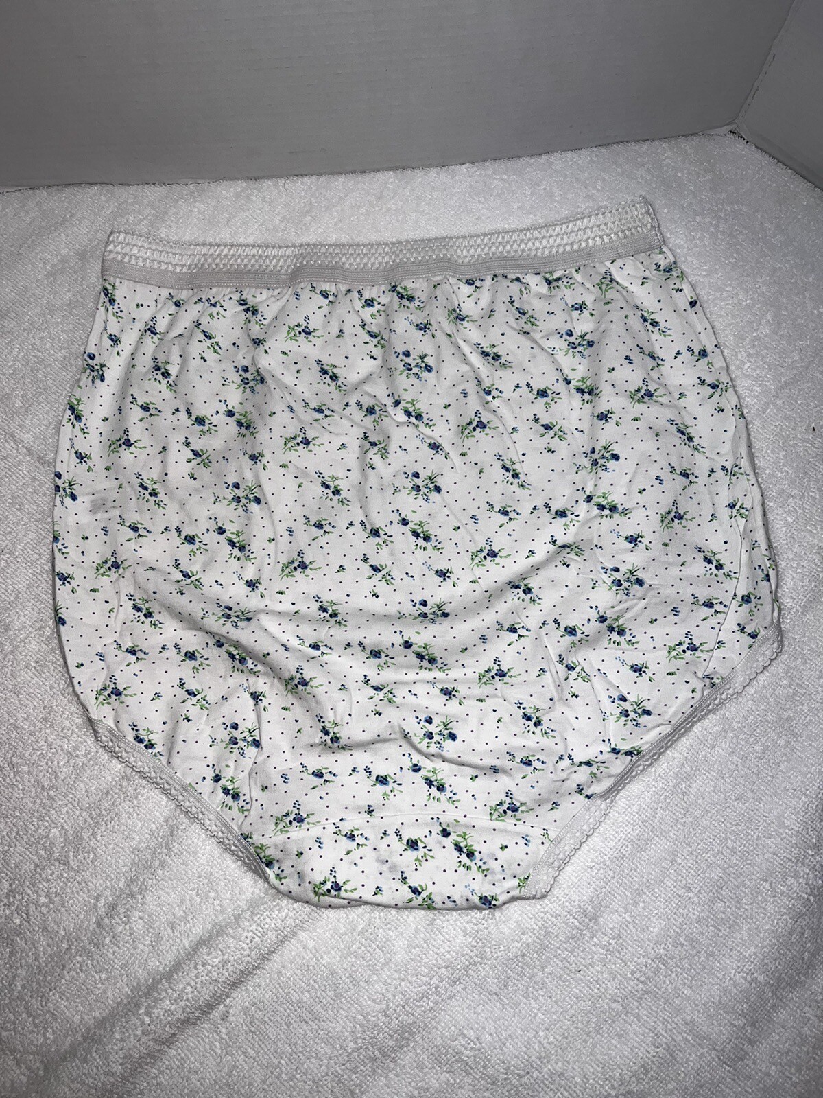 Women Full Coverage Panties Cotton Intimate Fashion By Teri Floral 6pk Size 10