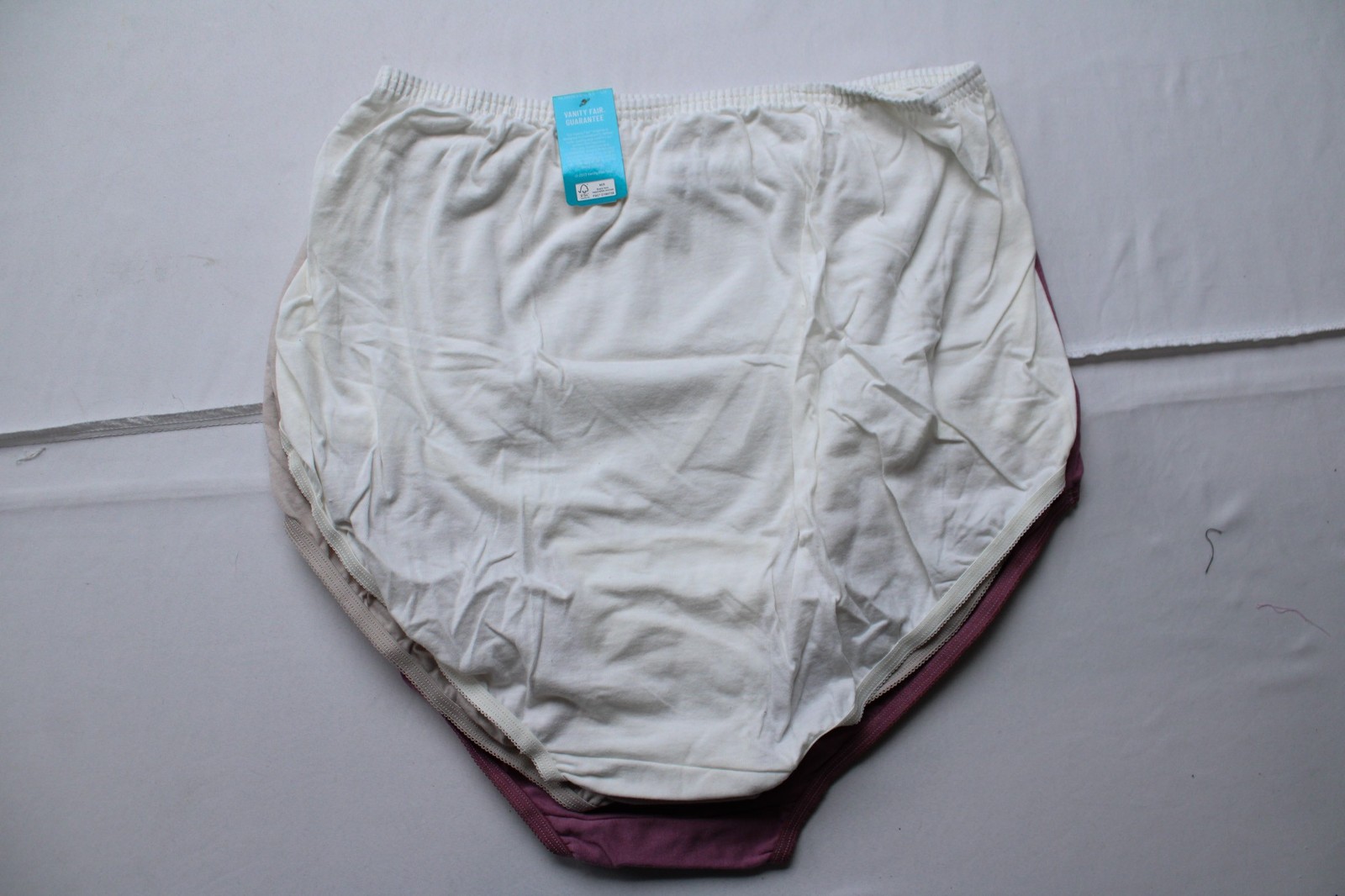 Vanity Fair Women’s Classic Cotton Full Brief 3-Pack DH3 Multicolor XL NWT