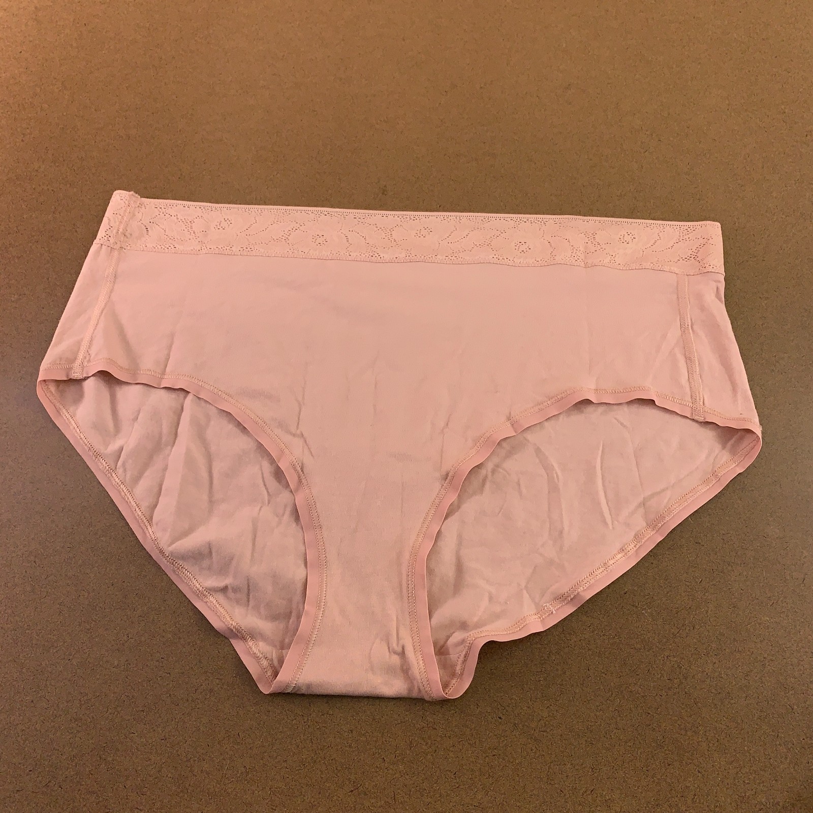 Duluth Womens Size Large Pink Free Range Modern Lace Brief Panty New