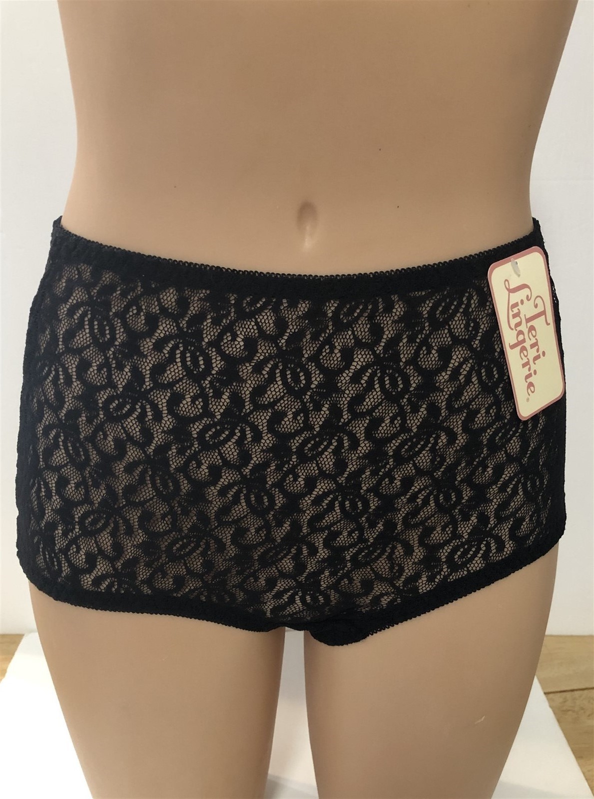 Teri All-Over Stretch Lace Panties – Set of 2 – Black