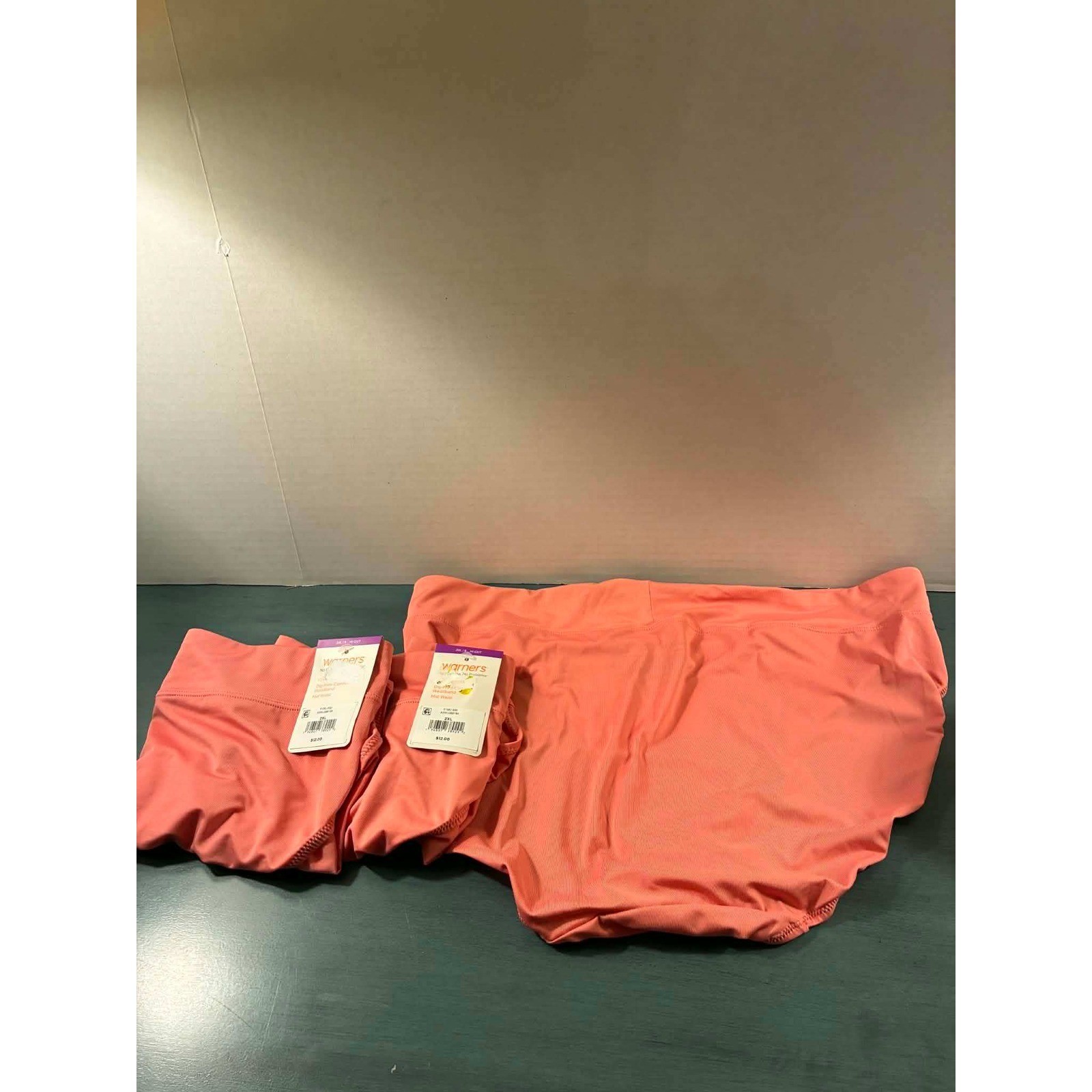 Warners All You Need Hi-Cut Briefs 3 Coral Pink Size 2XL Panties NWT