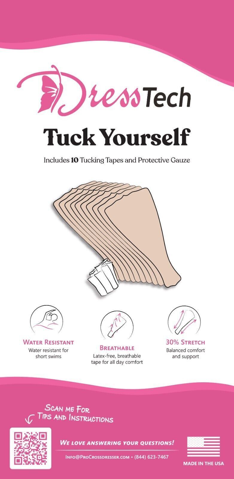 Tuck Yourself Tucking Tape Kit | DressTech – Transgender – Drag Queen