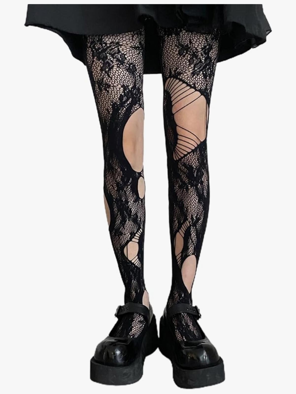 Black fishnet stockings new unique design fishnets goth grunge