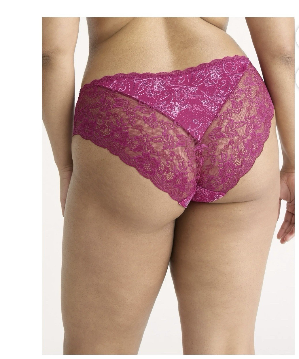 Joyspun Womens Assorted Microfiber & Lace Hipster Panties 3-Pack Sz XXXL (22)NWT