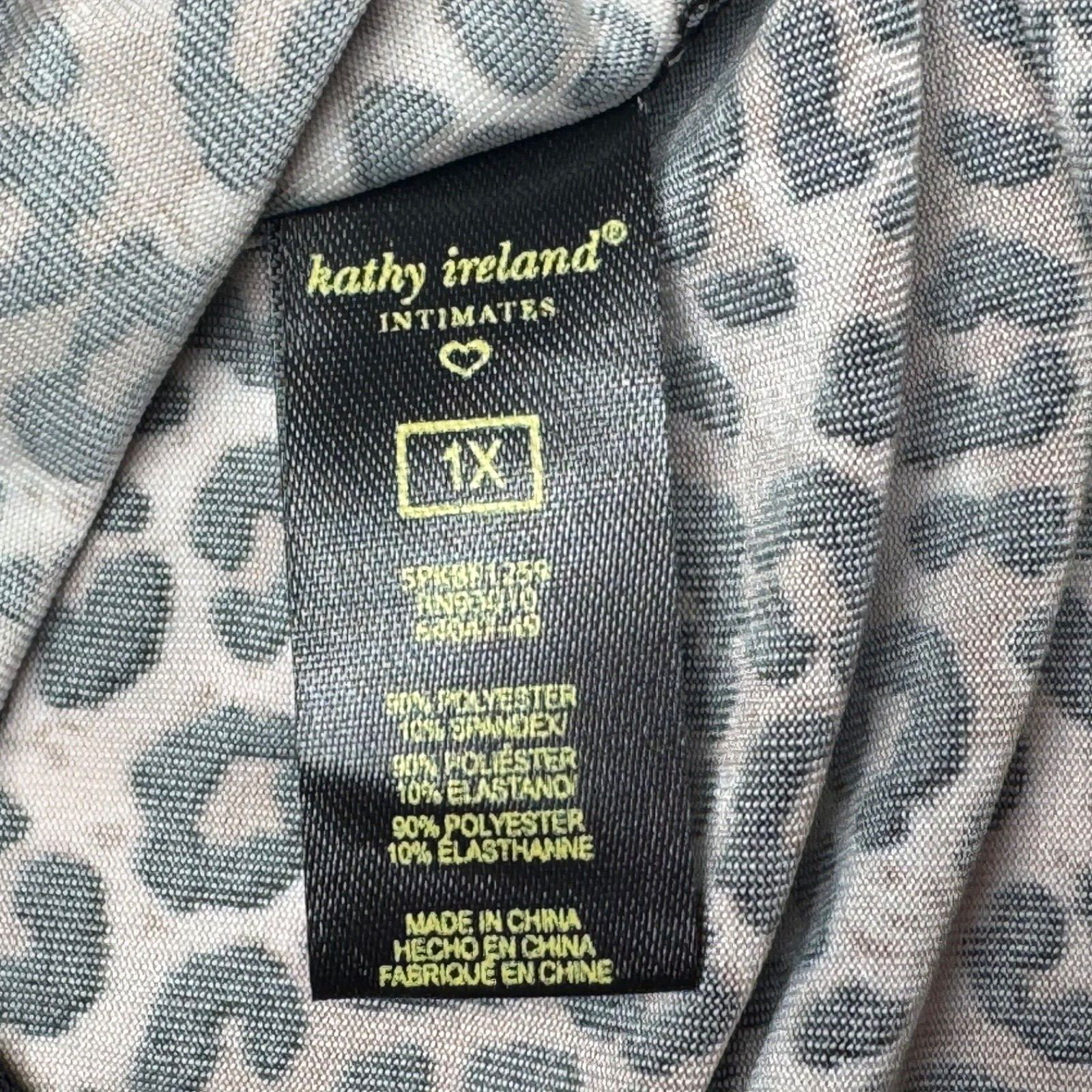 Kathy Ireland Intimates Womens Plus Size 1X 5 Pack Satiny Everyday Panty Lace