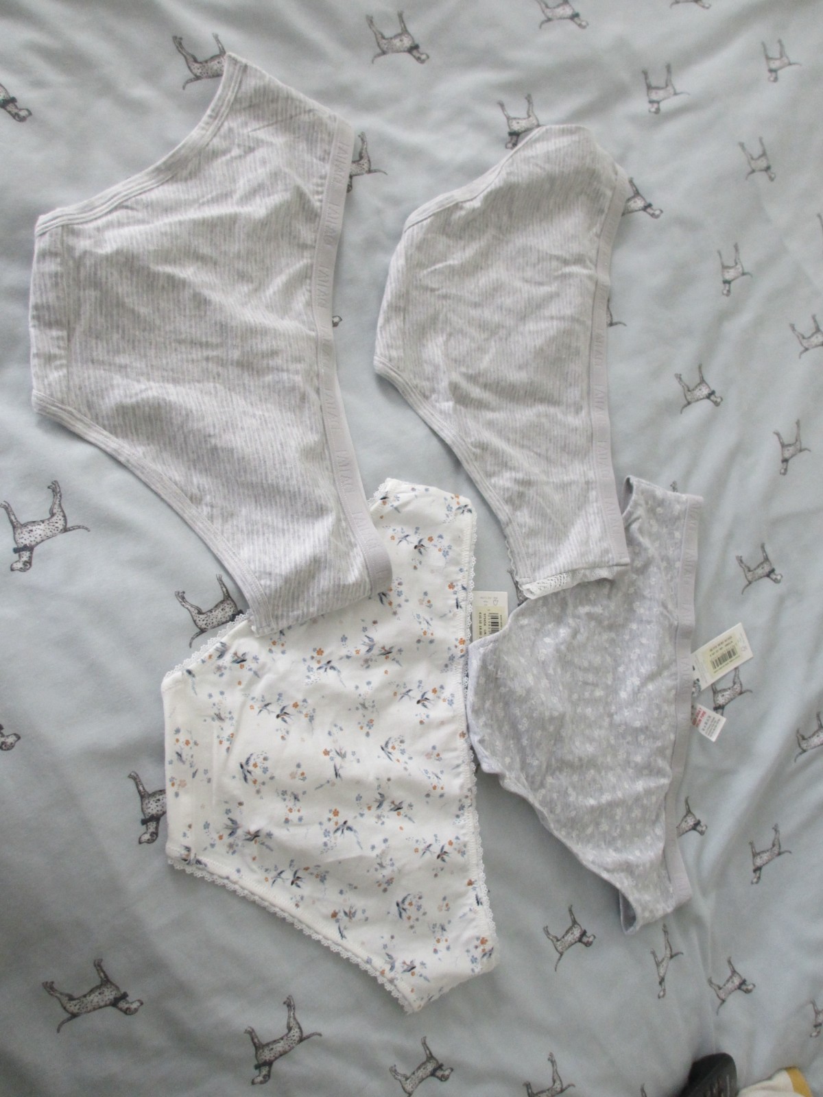 Fatface Ladies Knickers x 4 Pairs Cotton/Elastane Size UK10