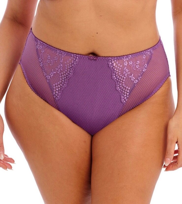 Elomi Charley Brief Pansy Purple Size 3XL 20 22 High Leg Waist Knickers 4386 New
