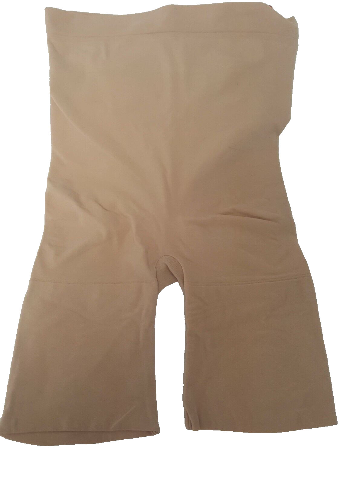 Spanx Undie-Tectable High-Waisted Mid-Thigh Shaping Short Shaper S Nude 907A