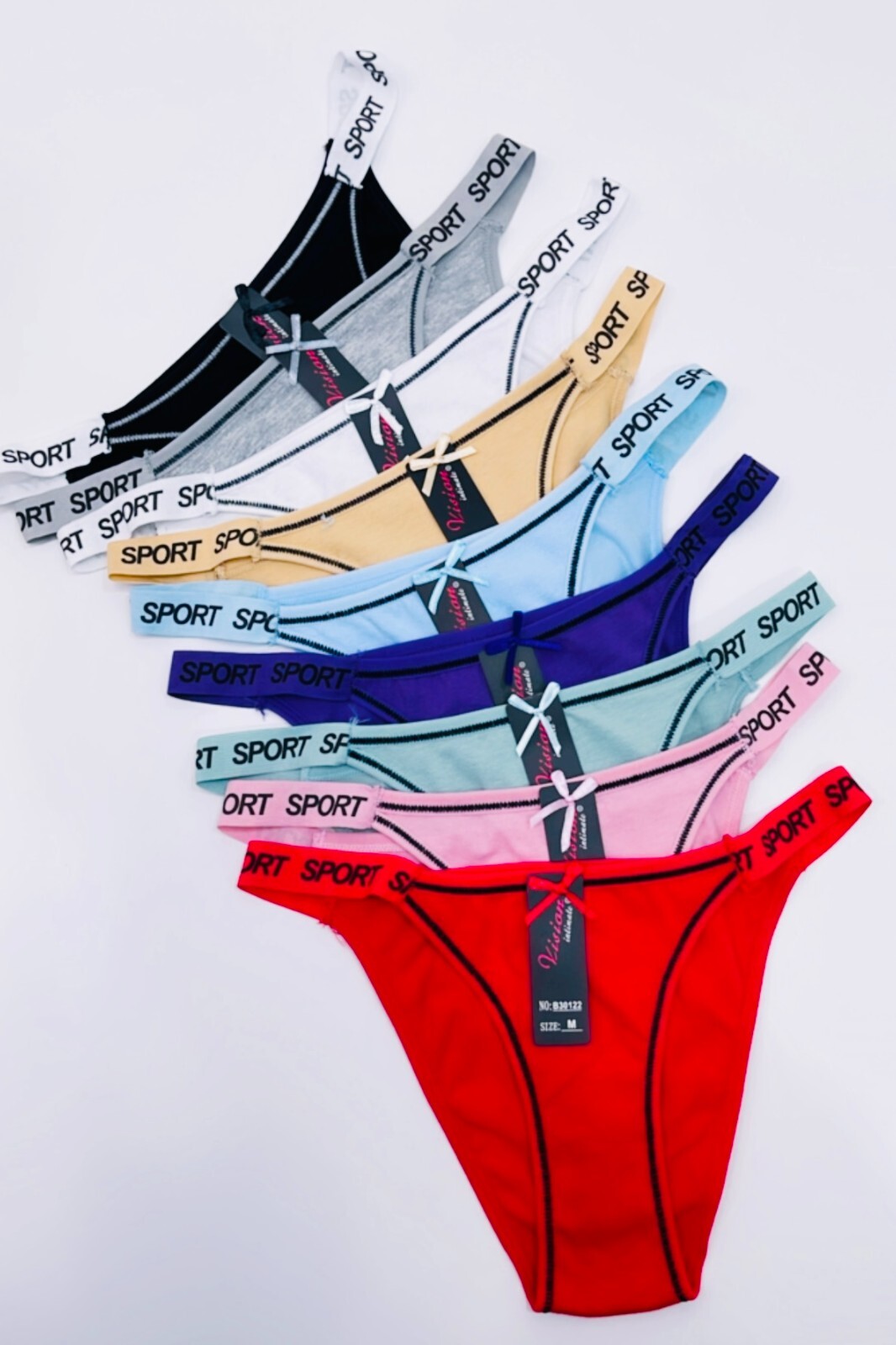 3 6 12 Pcs Lot Women’s Sexy String Bikini Briefs Panties Fashion Underwear S- XL