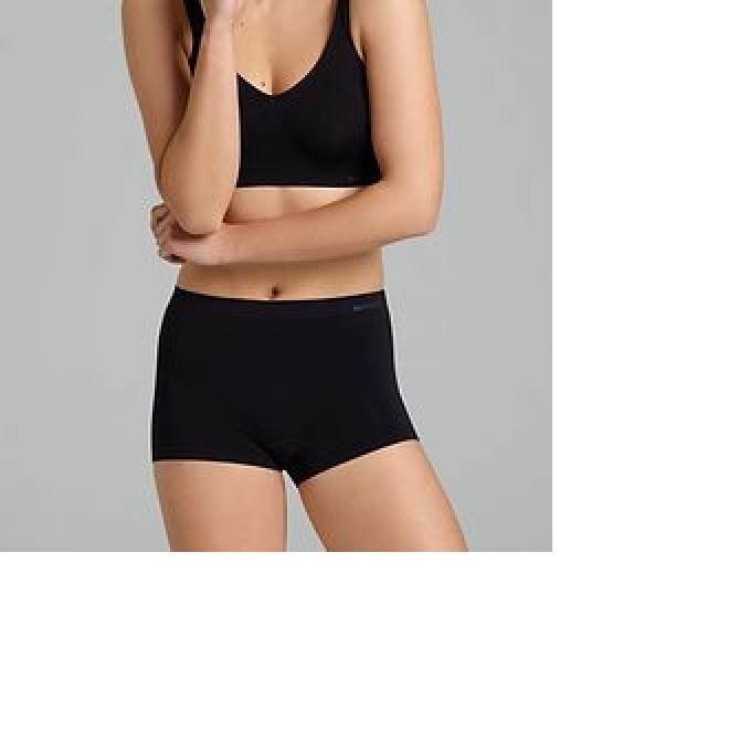 AMBRA Black Seamless Boy Short Performance Luxury Brief Size 8-18 10/12 14/16