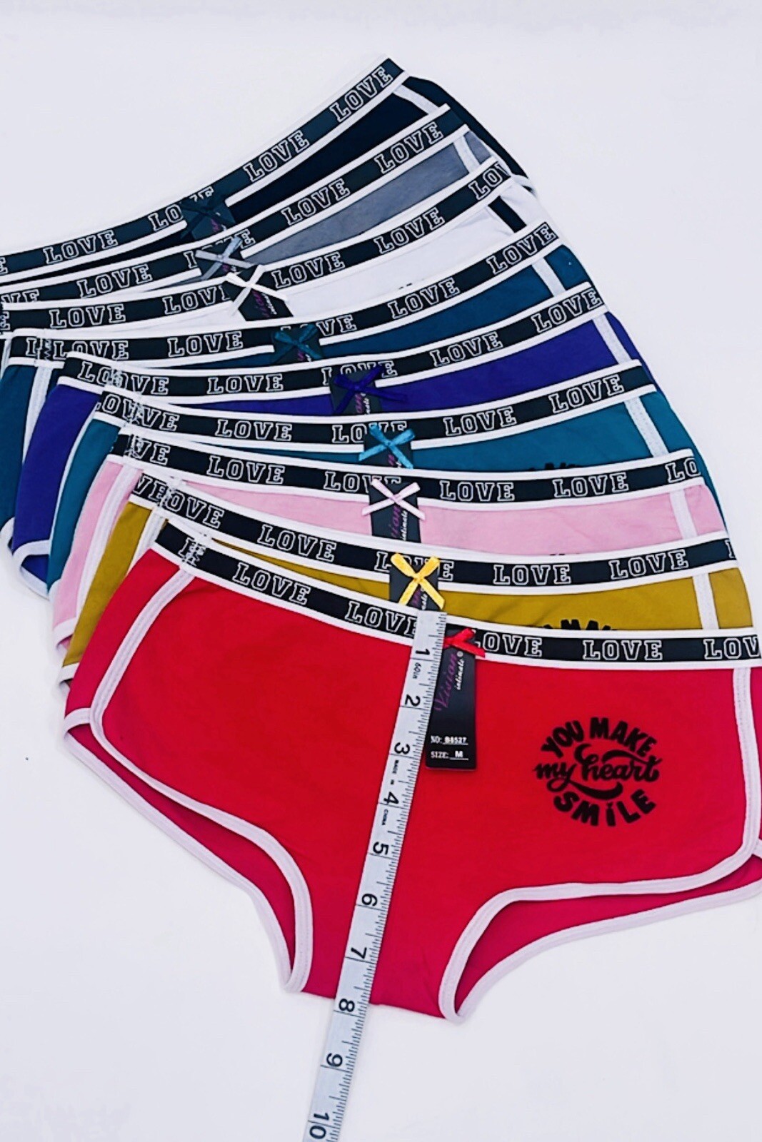Boyshorts Sports Short Panties 6-12 Boxer Briefs Cotton Sporty Knicker 8527 S-XL