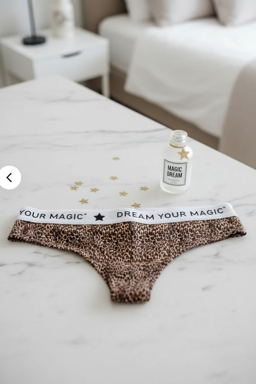 BN MAGIC Bodyfashion Dream Your Magic brown animal print brief 16 (XL) BRAND NEW