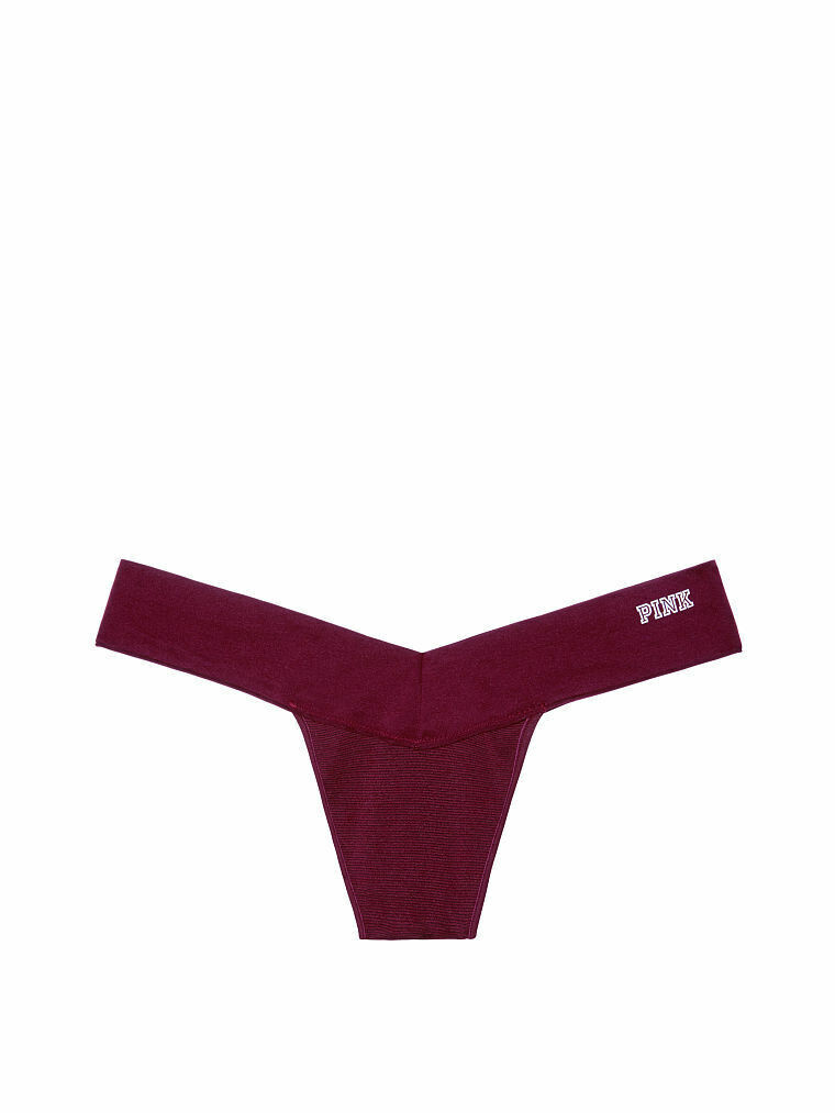 Victoria’s Secret PINK Seamless Thong Panty Deep Ruby