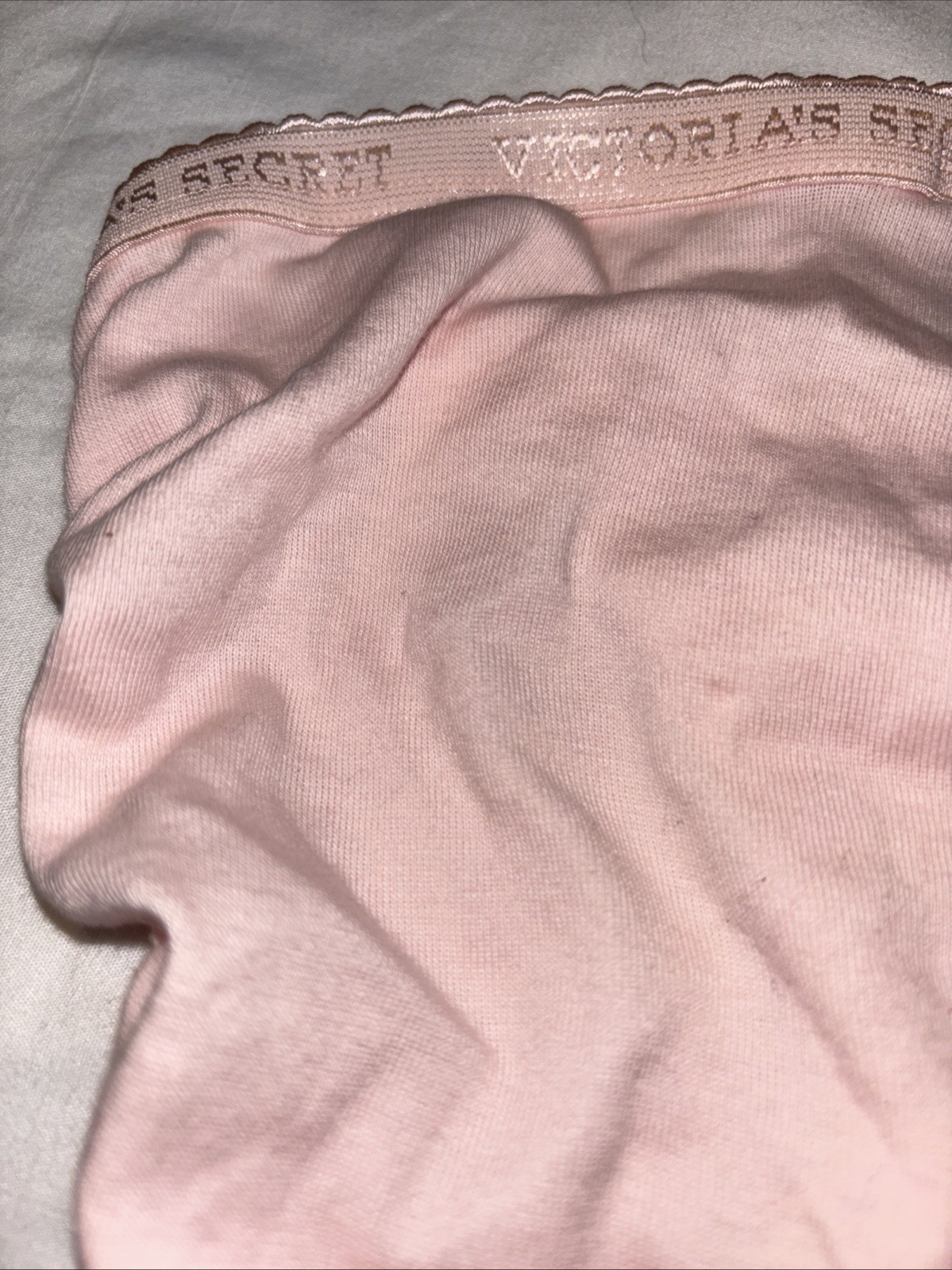 Victoria’s Secret String Bikini Panties. New with Tags Size Small .pink Logo