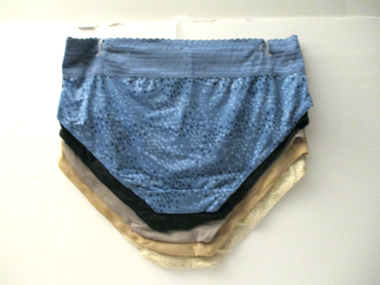 Warners microfiber Lace hipster panties 5 pair size 8/XL