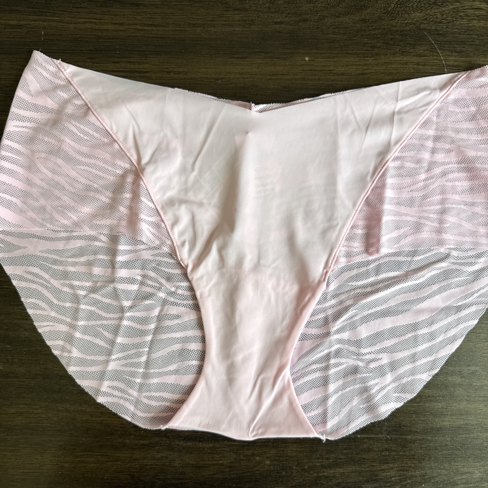 Pink By Victoria’s Secret Xl Sheer Mesh Back No-Show Hipster Panties