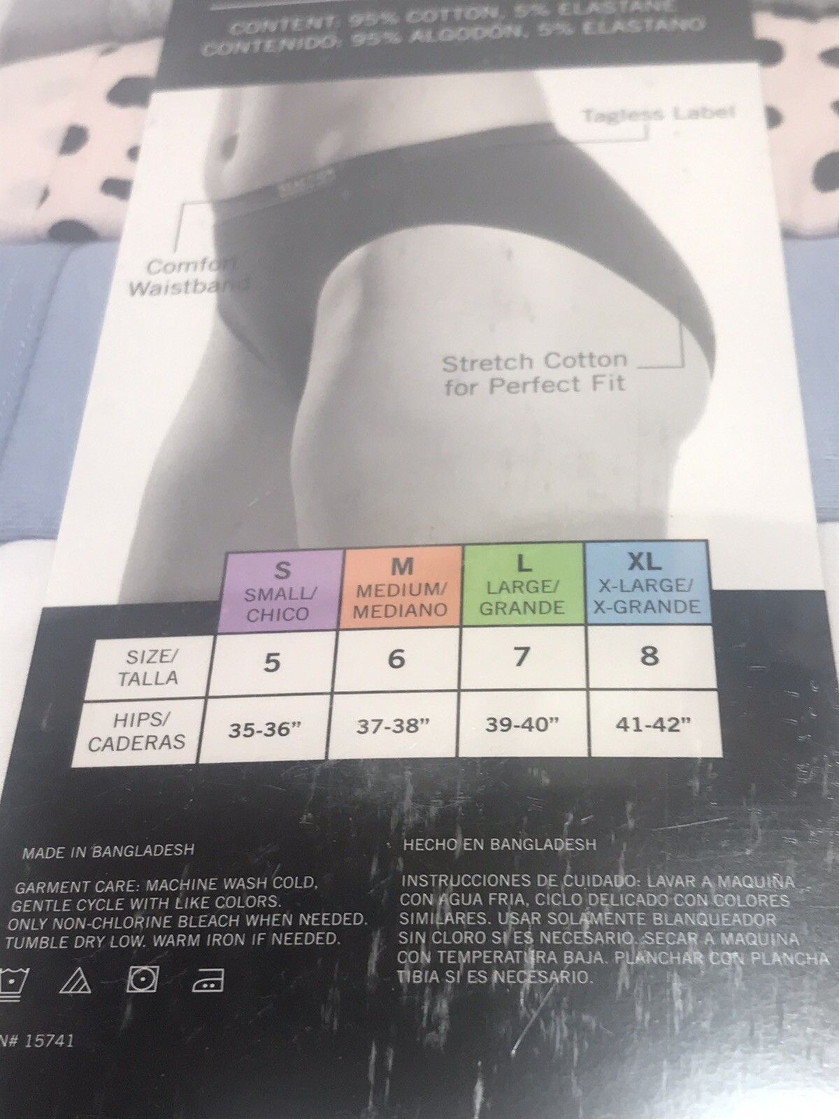 Reaction Kenneth Cole 6 Cotton Women’s Fashion Pack Hi-Cut Brief Underwear