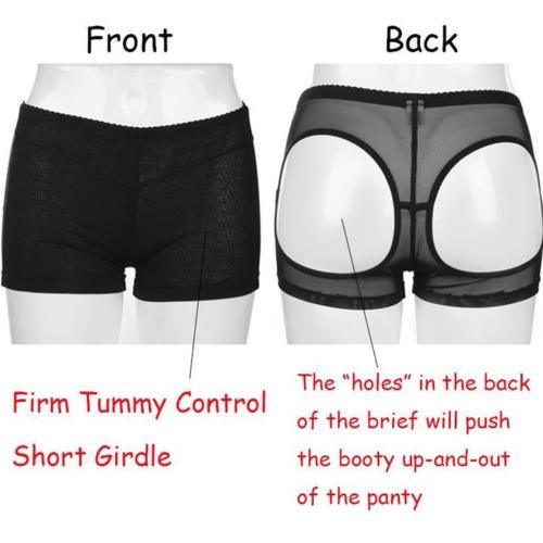 Women’s Butt Lifter Lace Boy Shorts Body Shaper Enhancer Panties Shapewear Shape