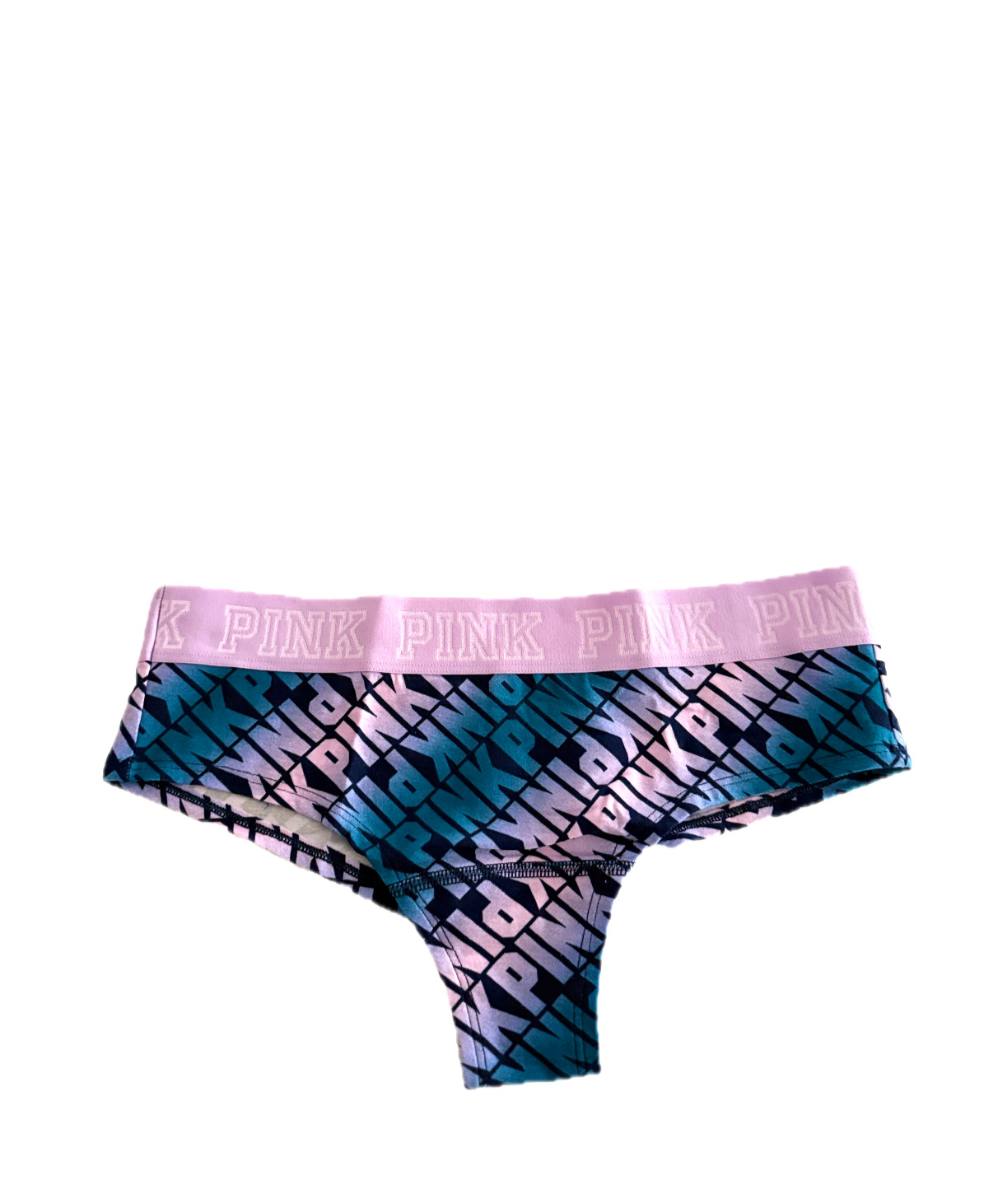 Victoria’s Secret PINK Logo Cheekster Panty Purple Ombre PINK Print