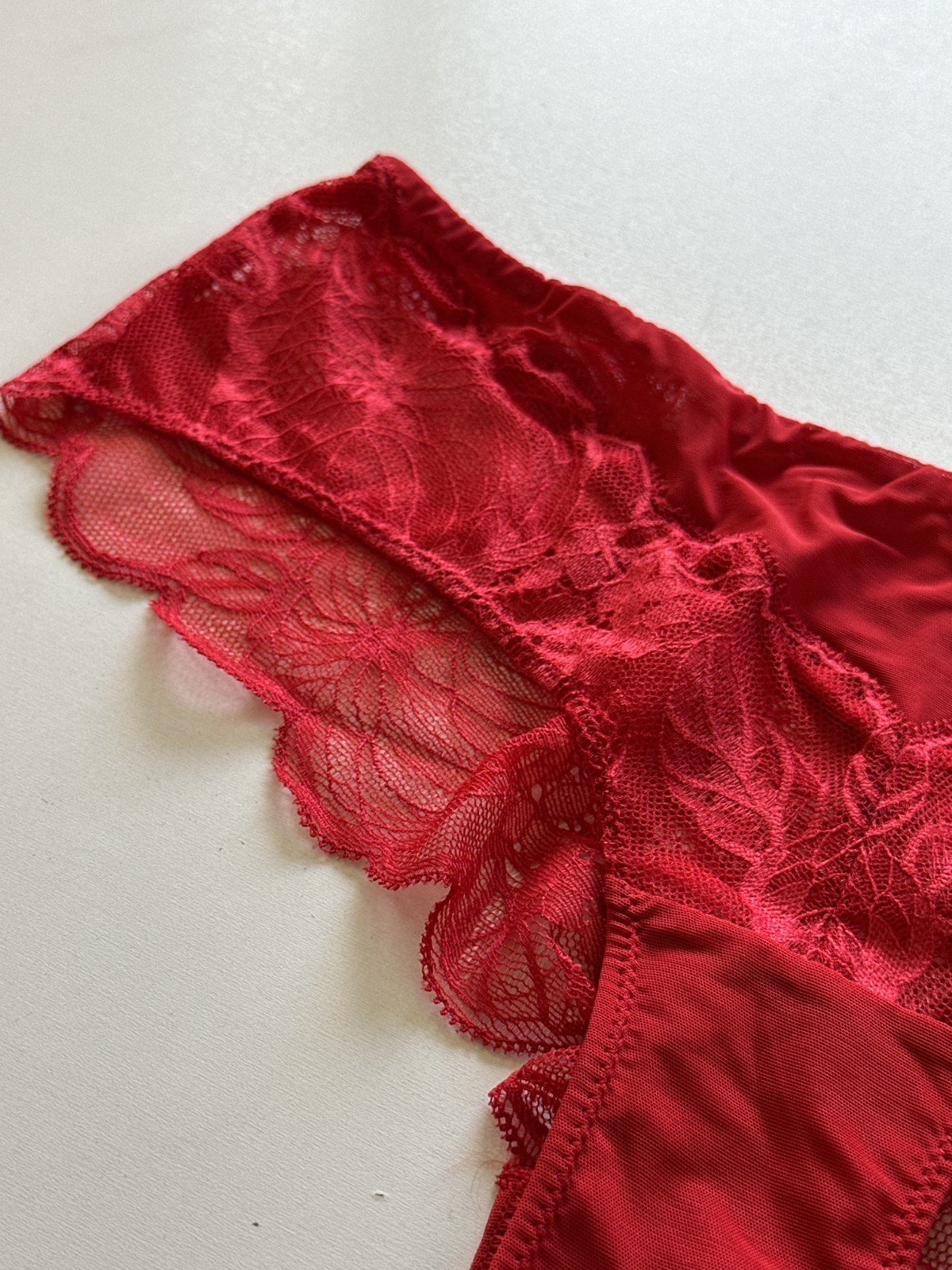 NWT Chantelle Women’s Sz S Midnight Flowers Hipster Underwear Panty Scarlet 12N4