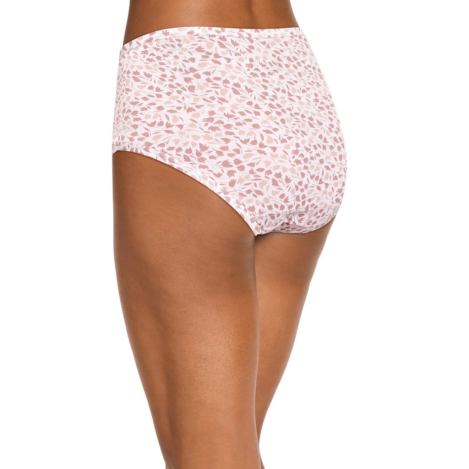 Jockey 3-Pack Elance Briefs Comfort 100% Cotton 1486 Prim Floral 8/XL NIP