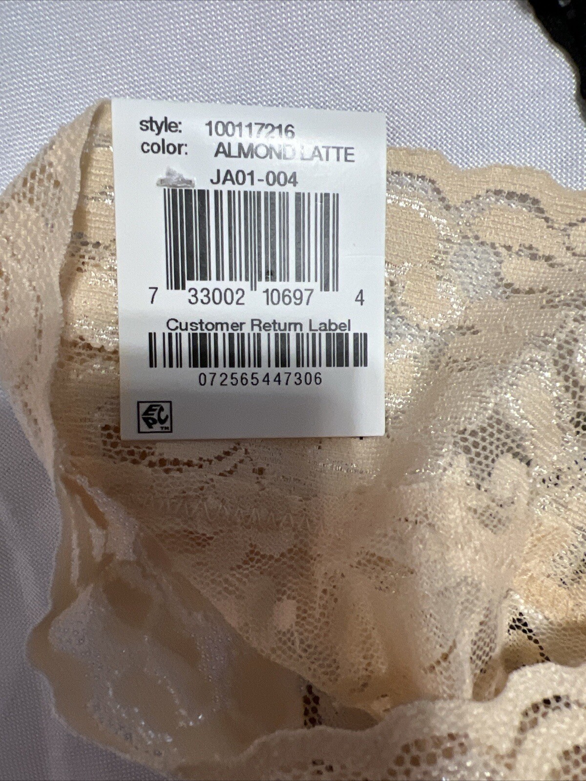 INC international concepts Lace Thongs 4 Pair in Carob/Latte, Size Large $32
